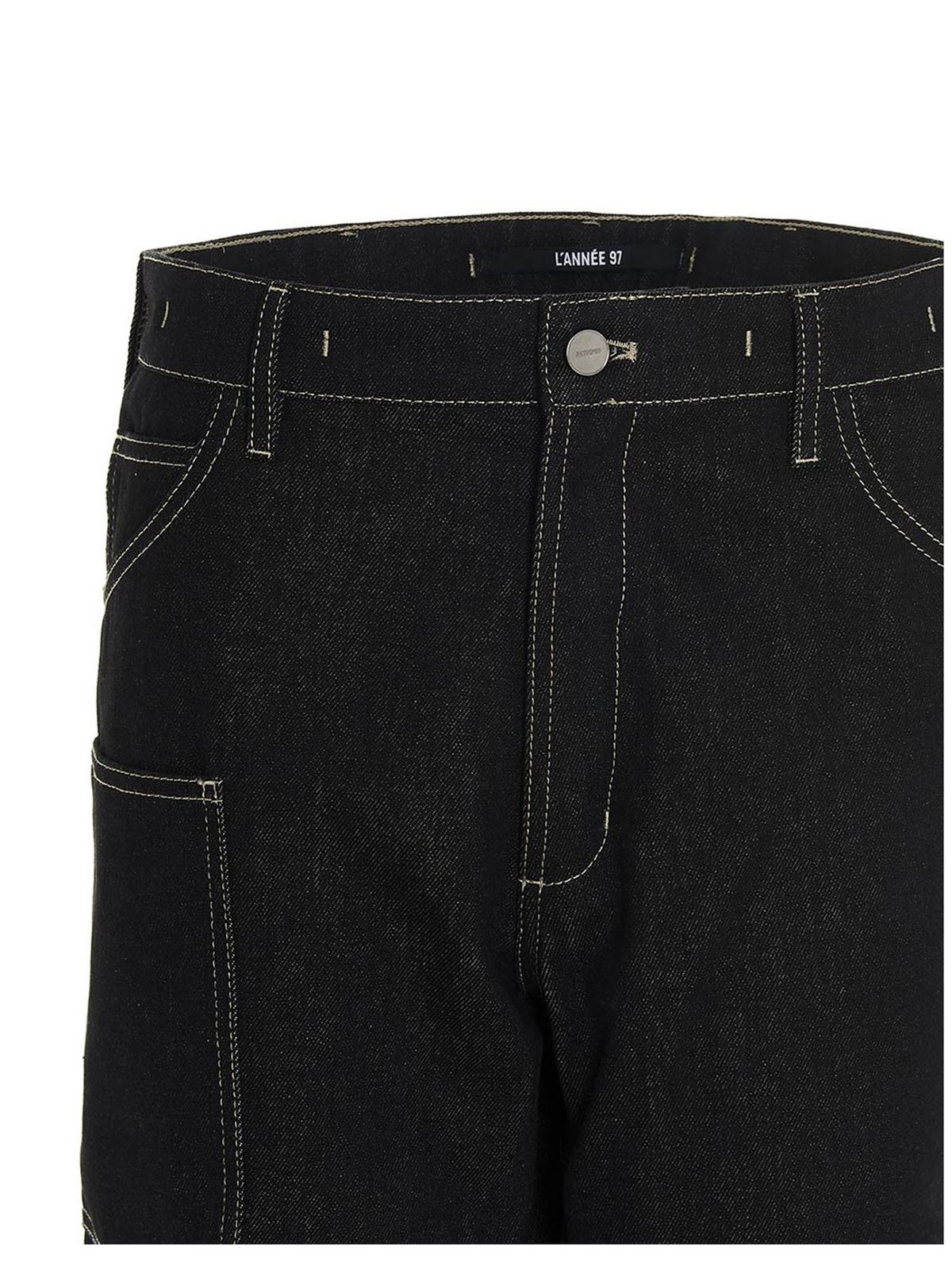 Flared jeans Jacquemus - Le de Nîmes Poches jeans in dark blue -  206DE02206137390