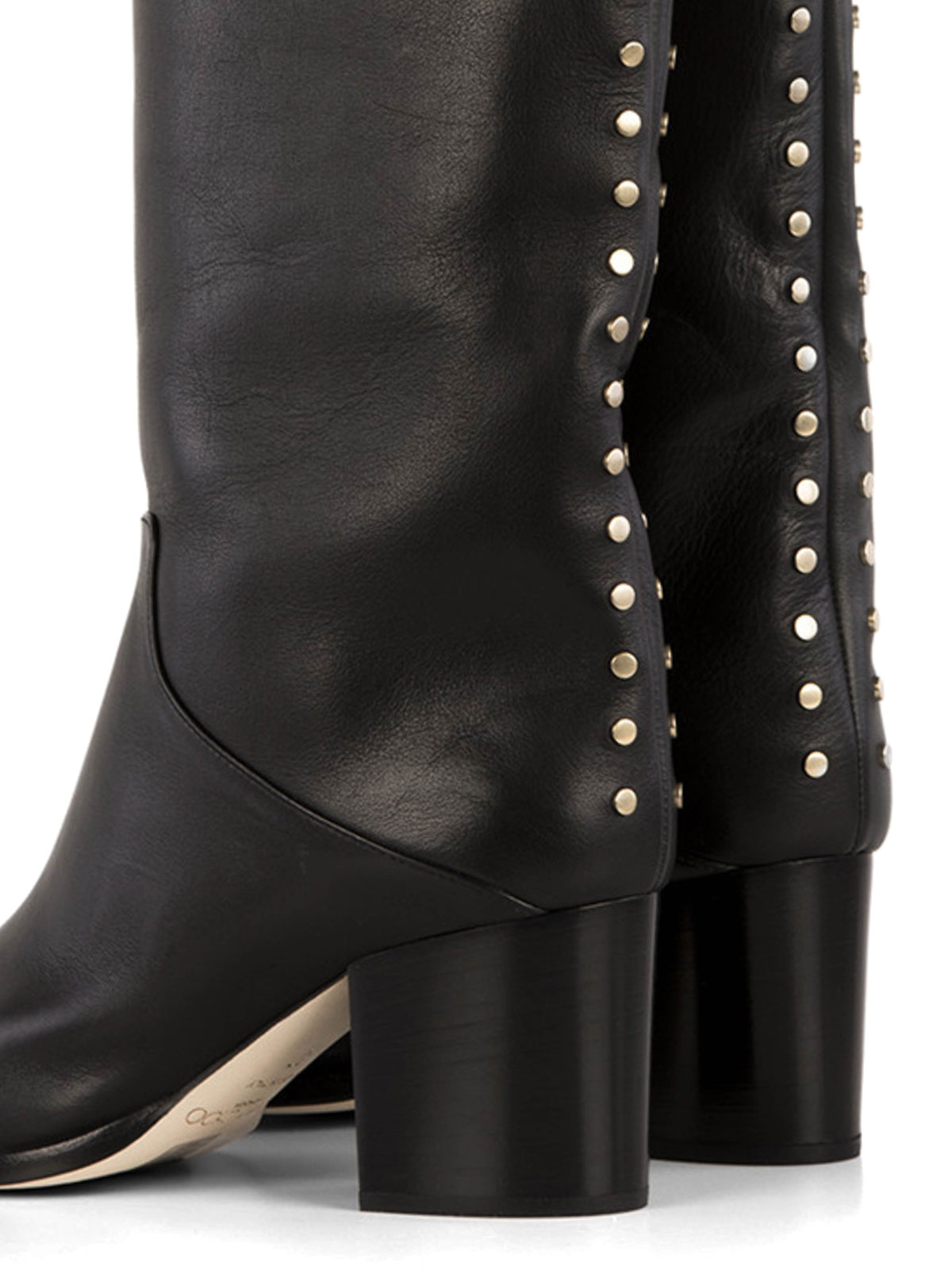 long studded boots