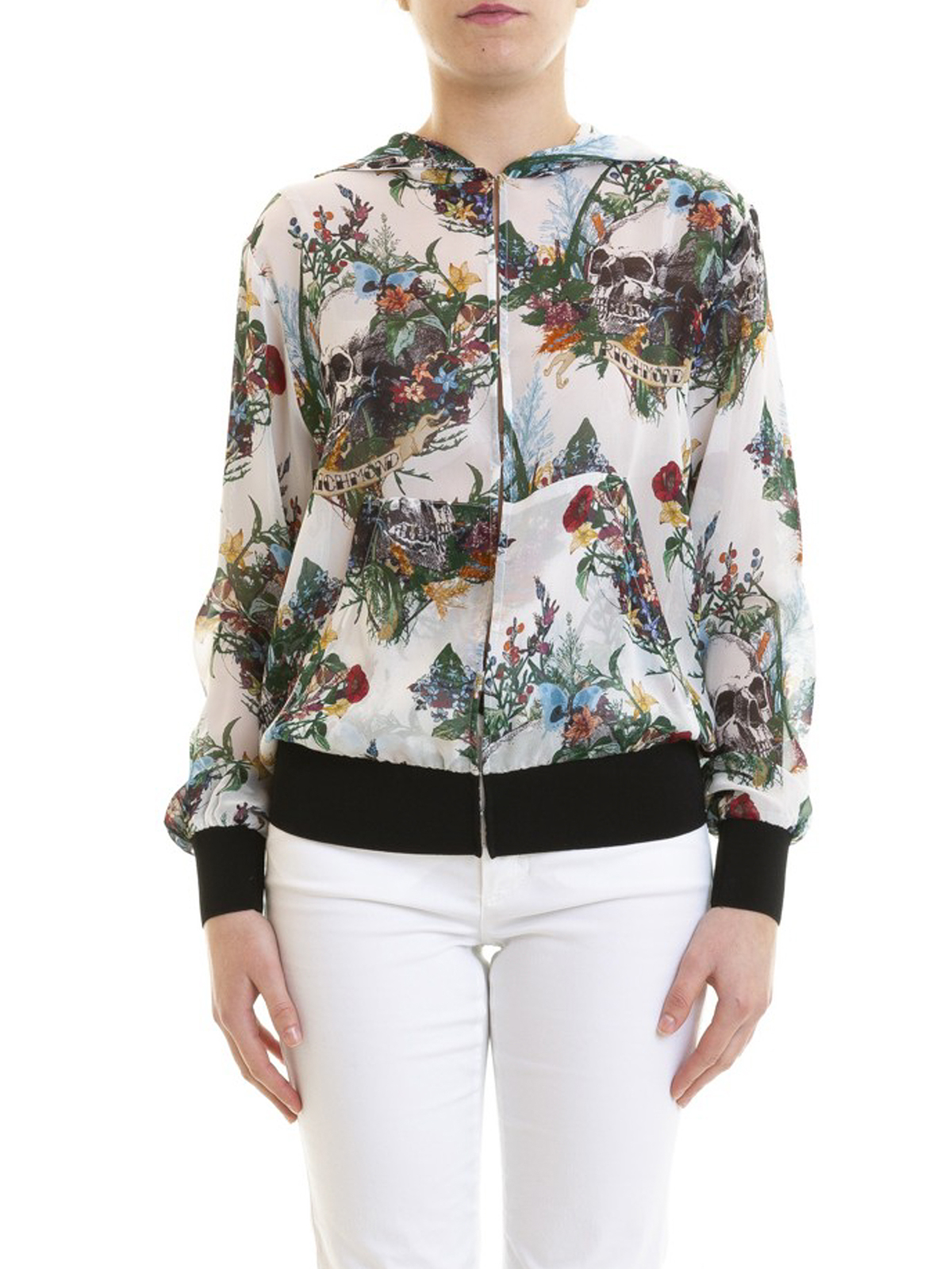 silk hooded shirts & tops