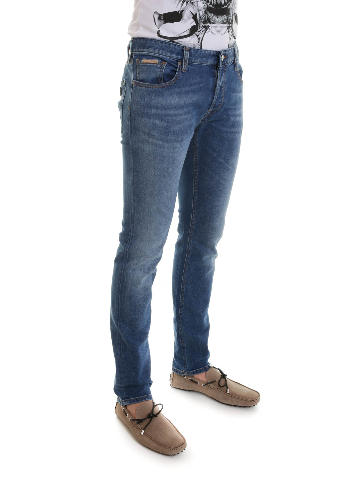 prieel Vaardigheid vergelijking Straight leg jeans Just Cavalli - Slim fit jeans - S03LA0052N30981470