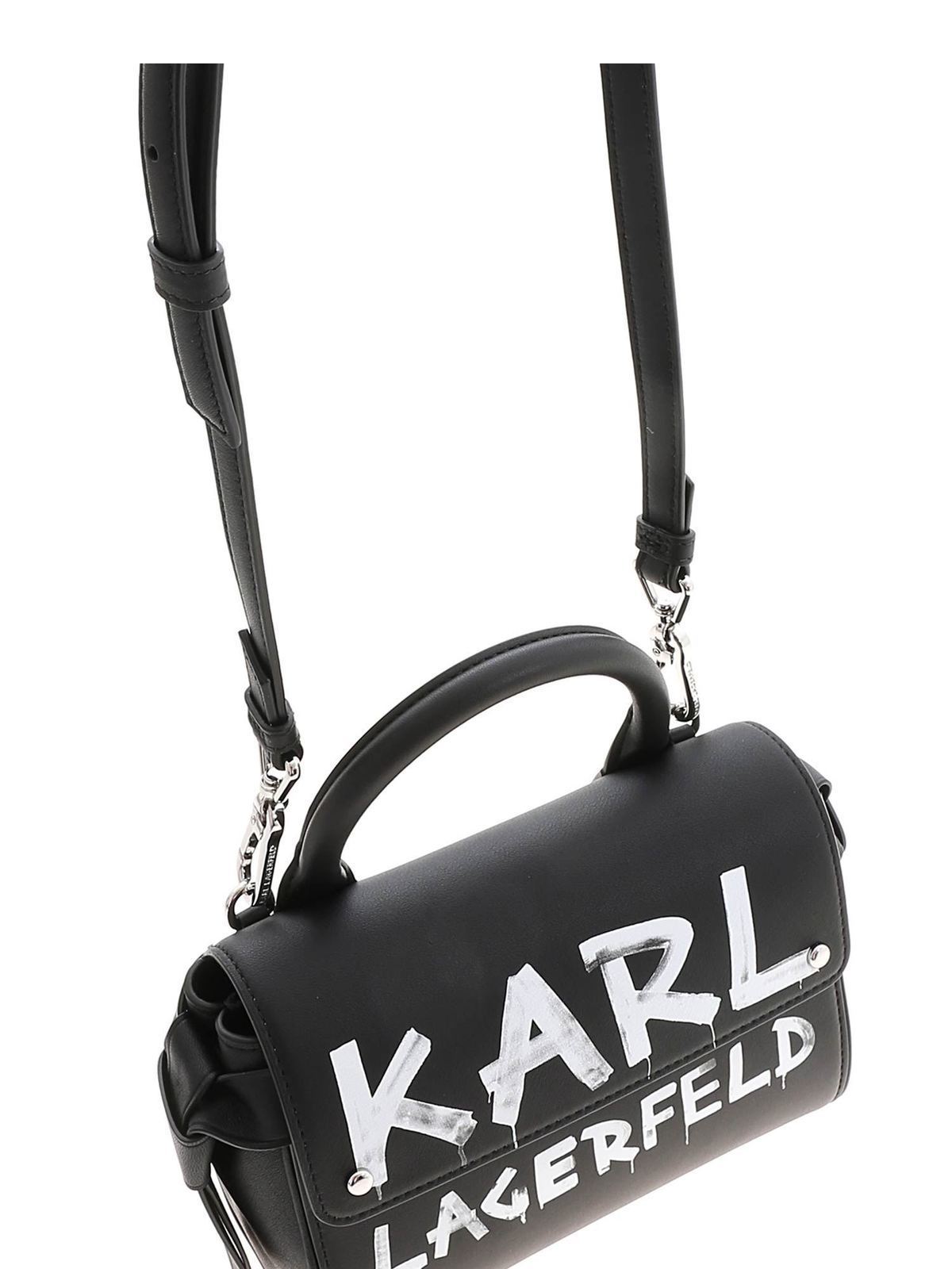 Bolsos Shopping Karl Lagerfeld Bolso Shopping - Negro - 206W3059BLACKWHITE