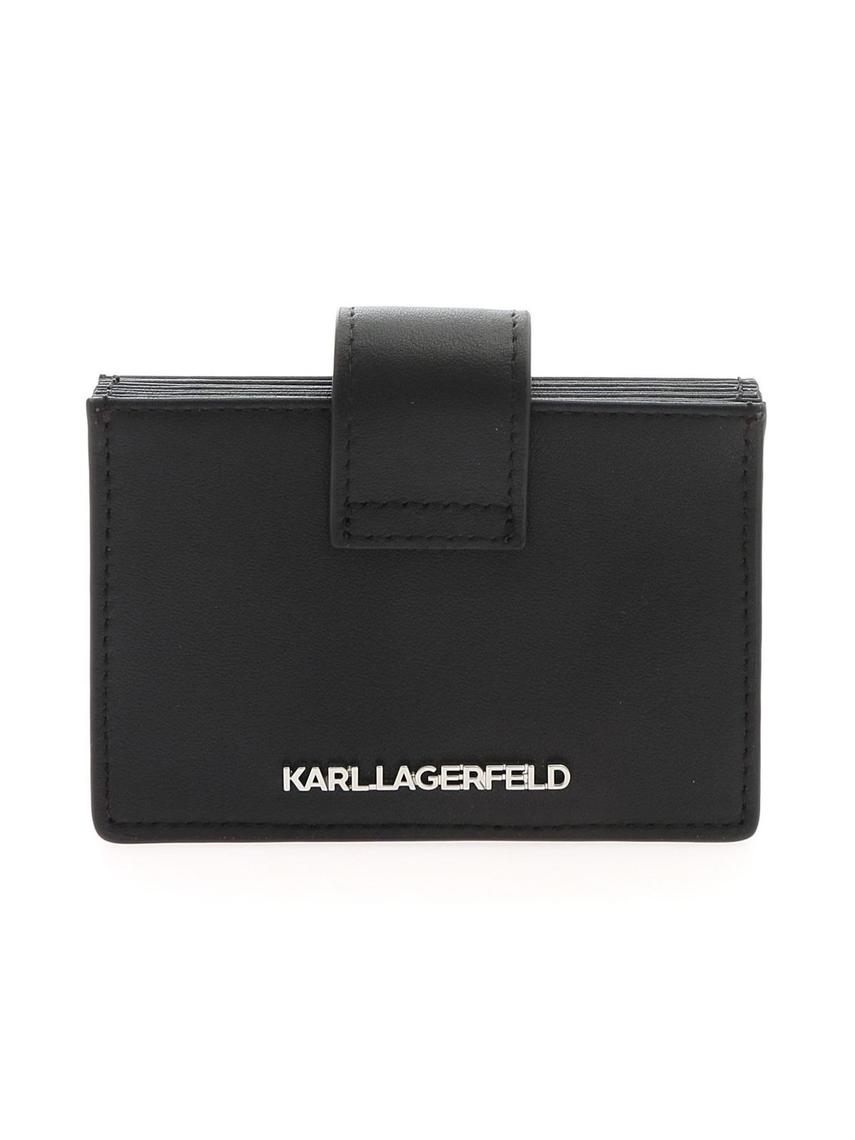 Ikonik wallet di Karl Lagerfeld in Nero Donna Accessori da Portafogli e portatessere da 