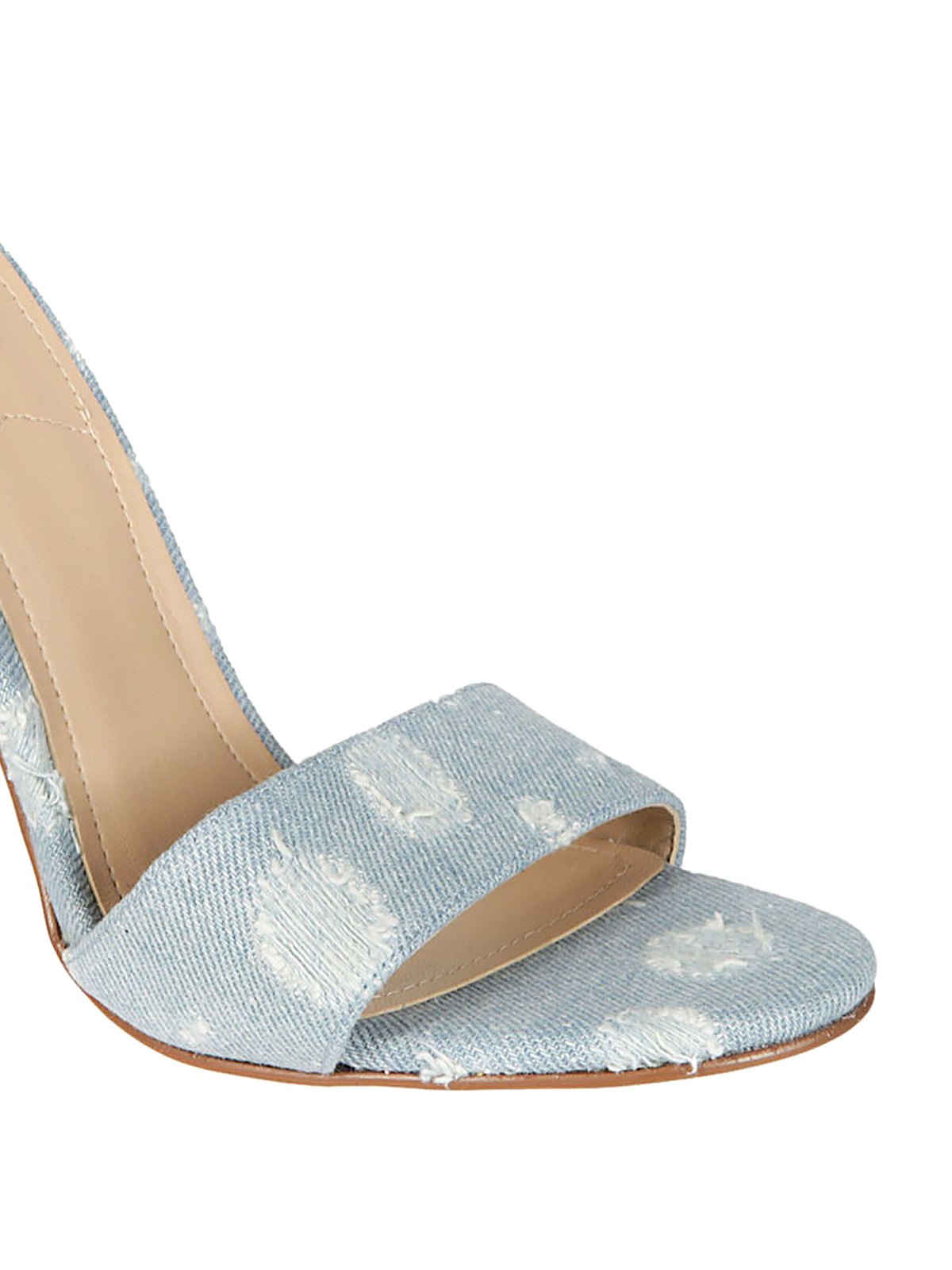denim heels