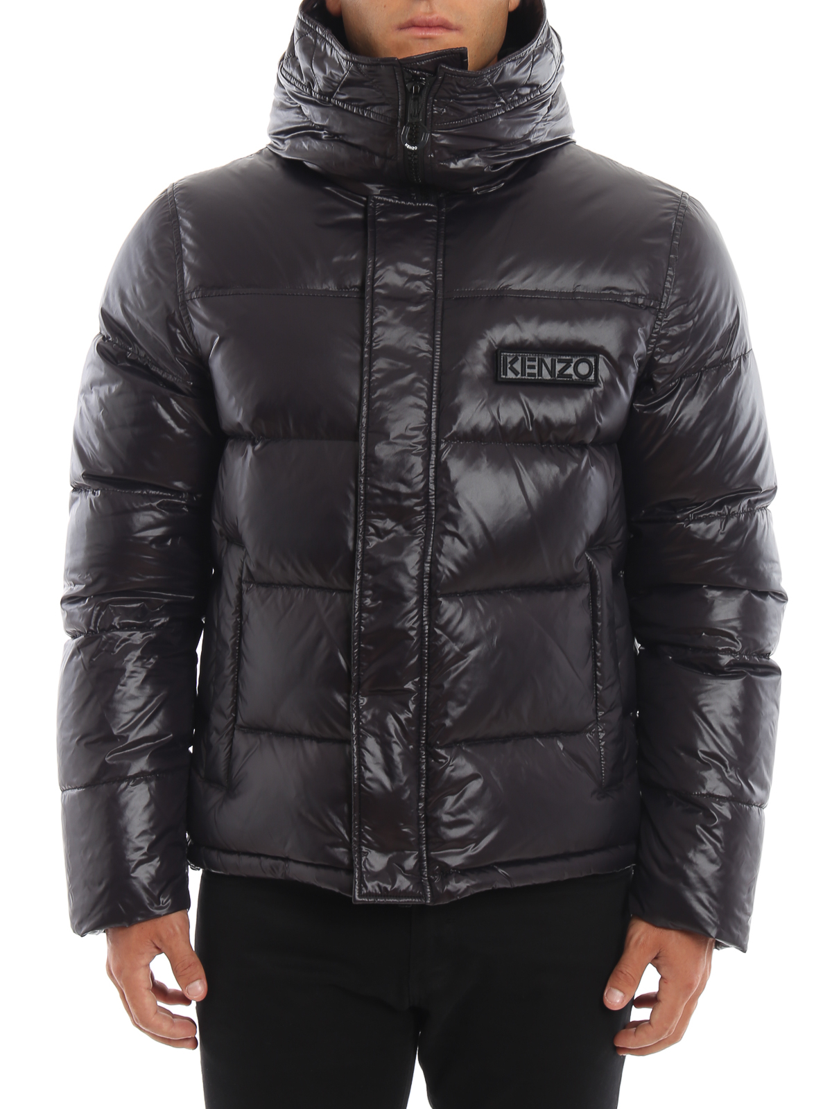 Kenzo - Black hooded puffer jacket 