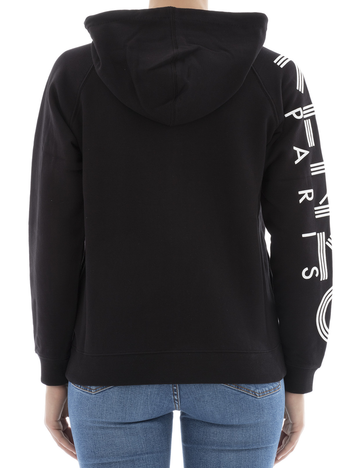 Sweatshirts & Sweaters Kenzo - Logo detailed zipped hoodie 