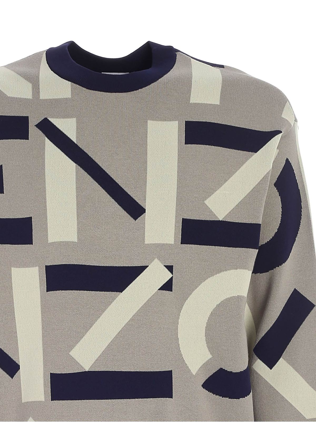 Monogram Comfort sweatshirt in grey 