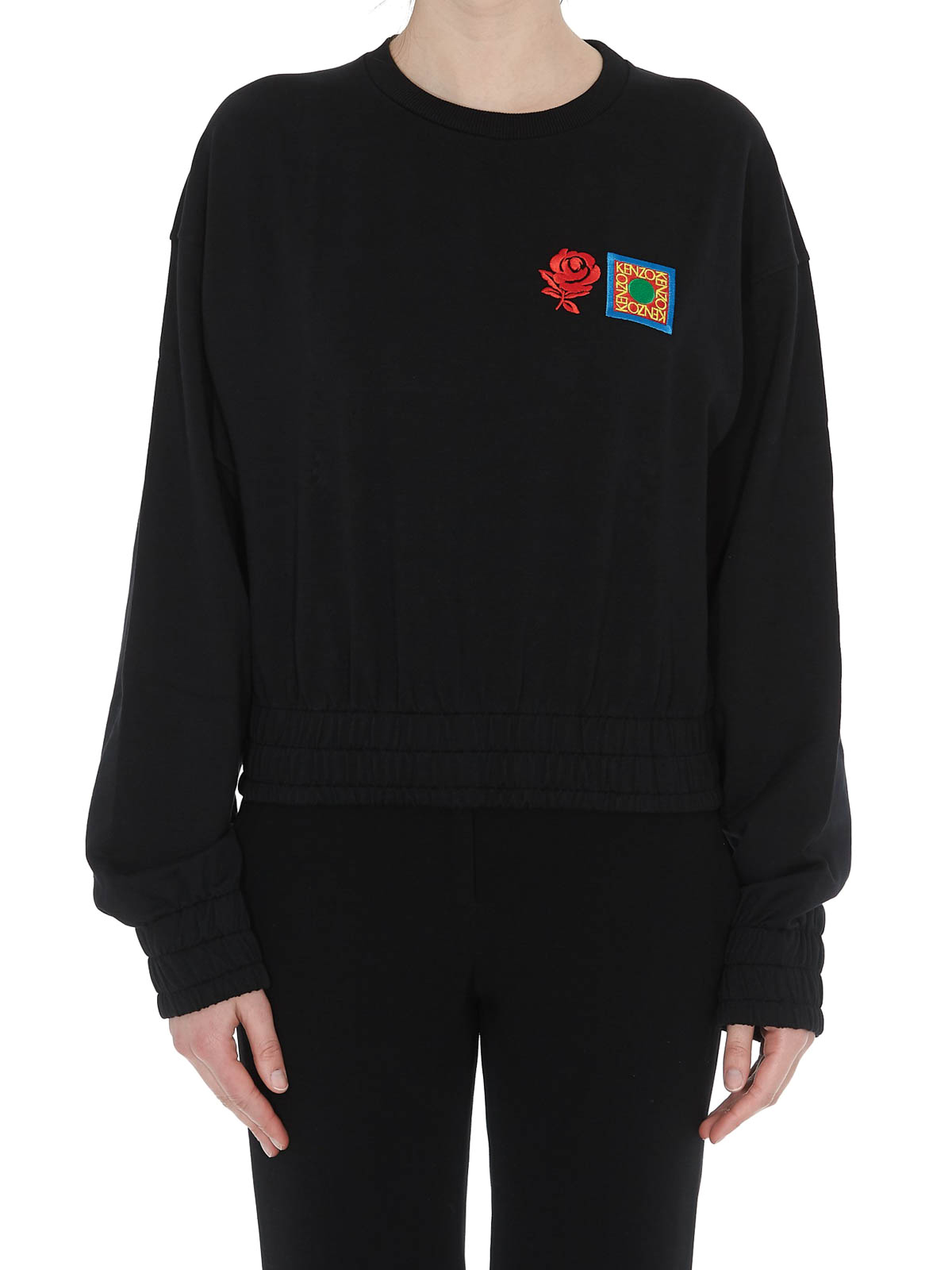 kenzo rose sweatshirt