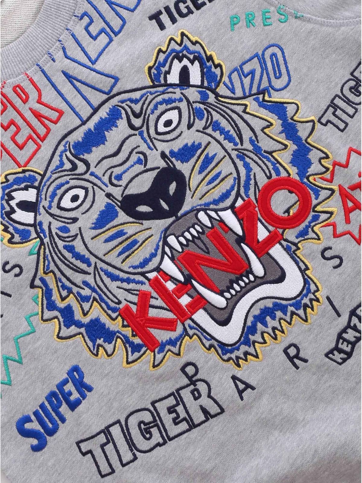 gray kenzo sweatshirt