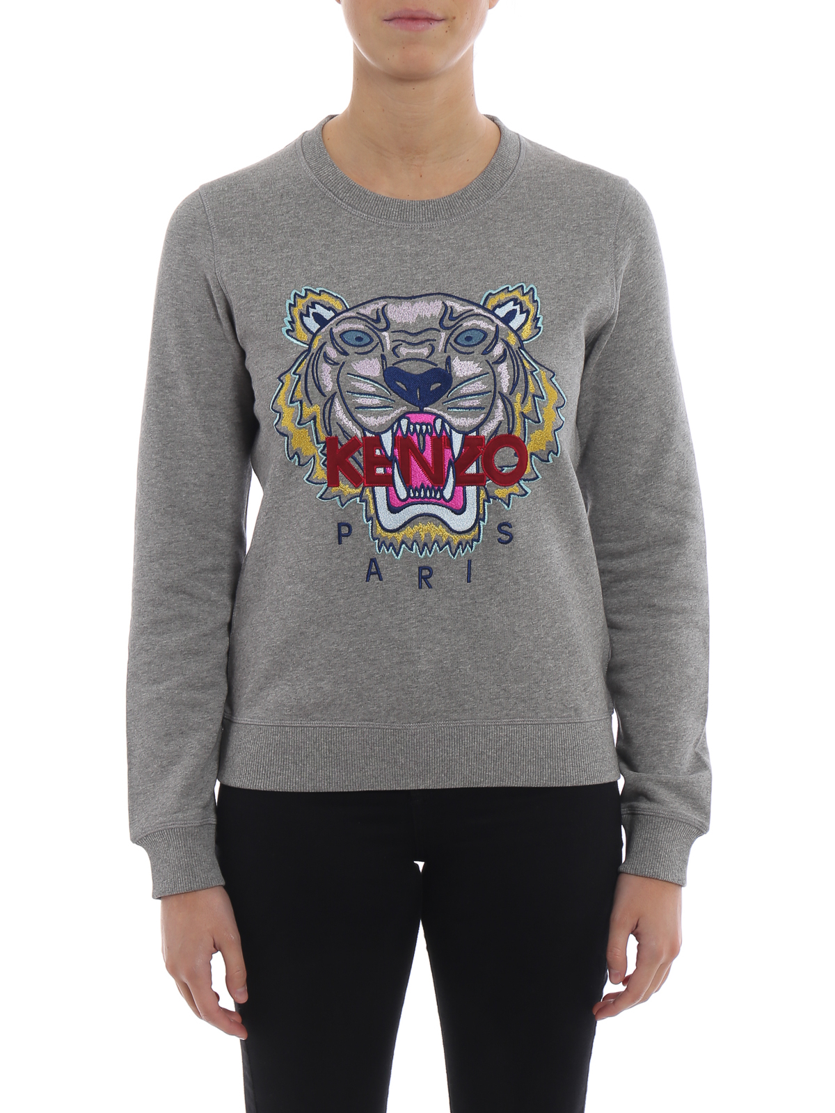 ondergoed cafetaria Zus Sweatshirts & Sweaters Kenzo - The legendary Kenzo Tiger grey sweatshirt -  F862SW7054XA95L