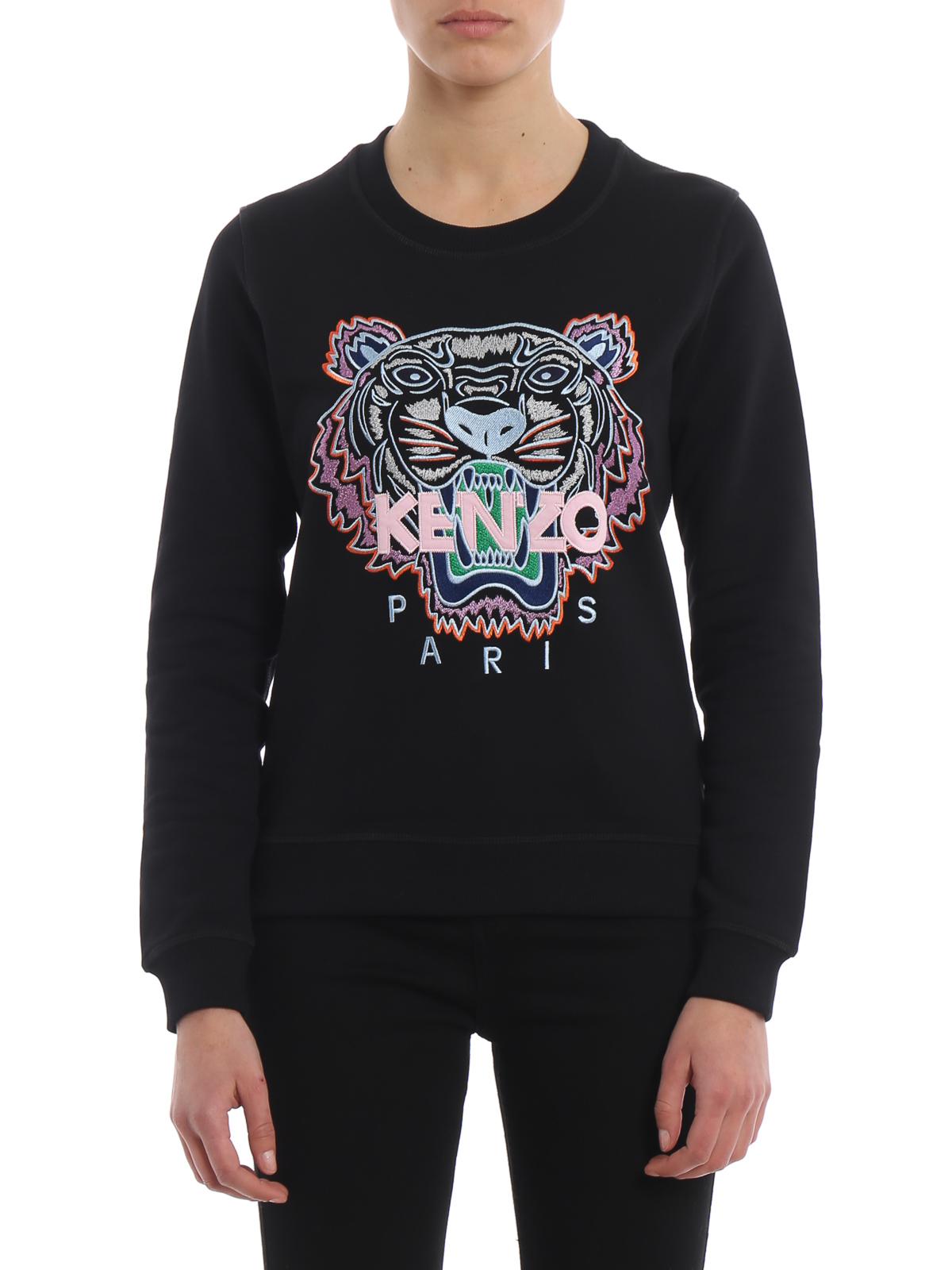 Kenzo - Tiger black crewneck sweatshirt 
