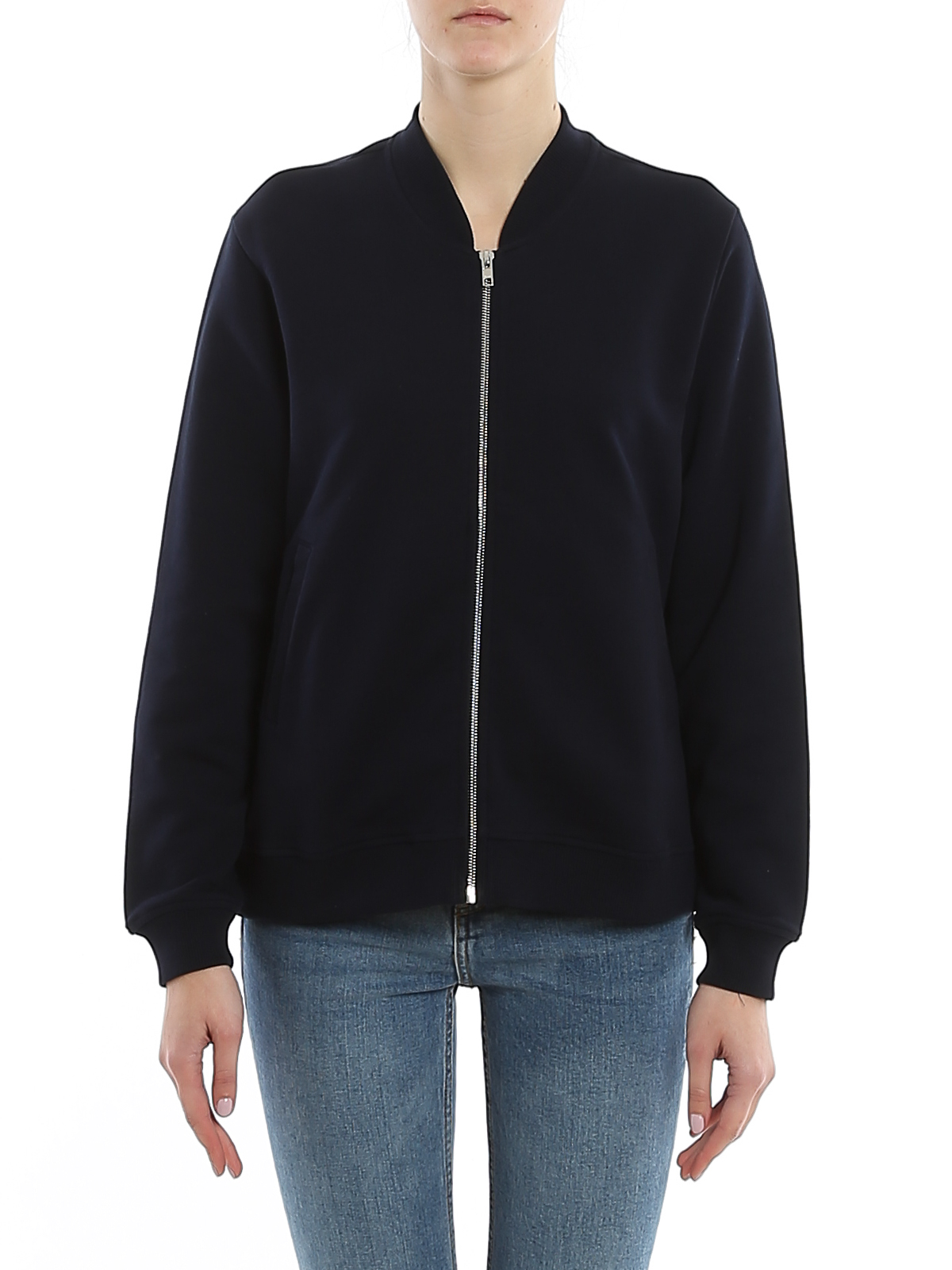 bomber style sweatshirt