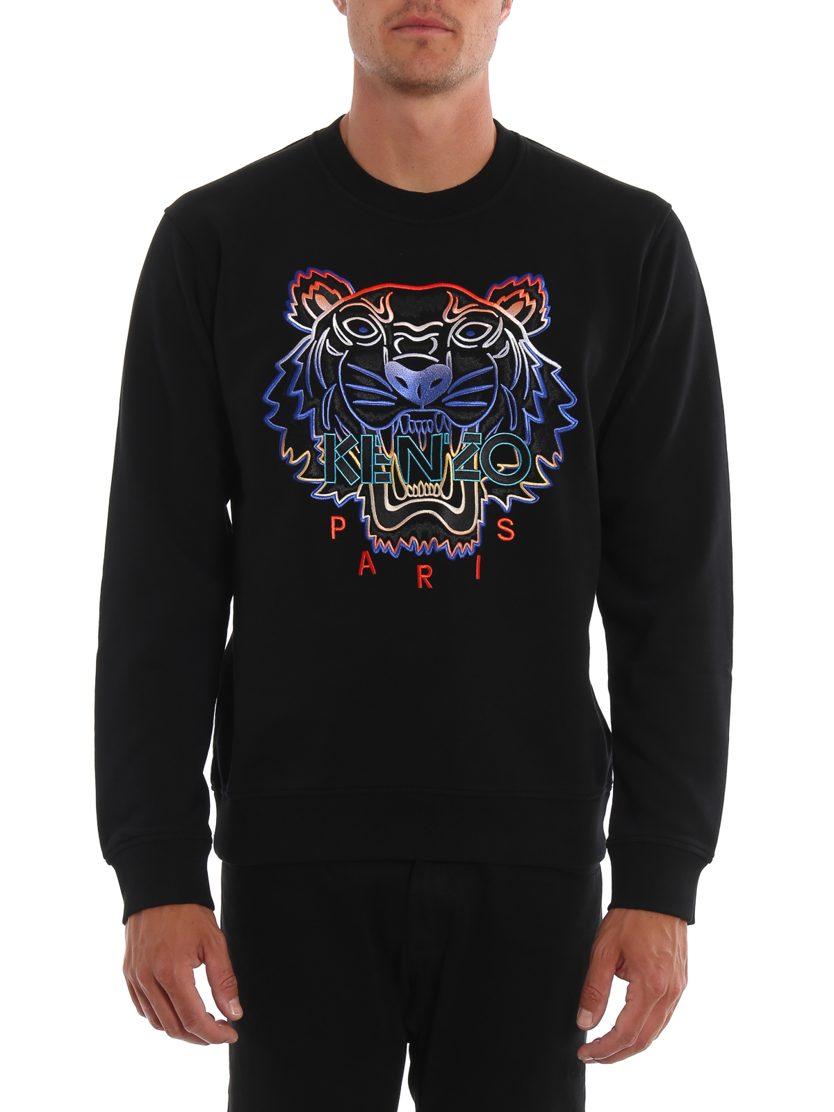 Sweatshirts & Sweaters Kenzo - Tiger embroidery cotton sweatshirt 