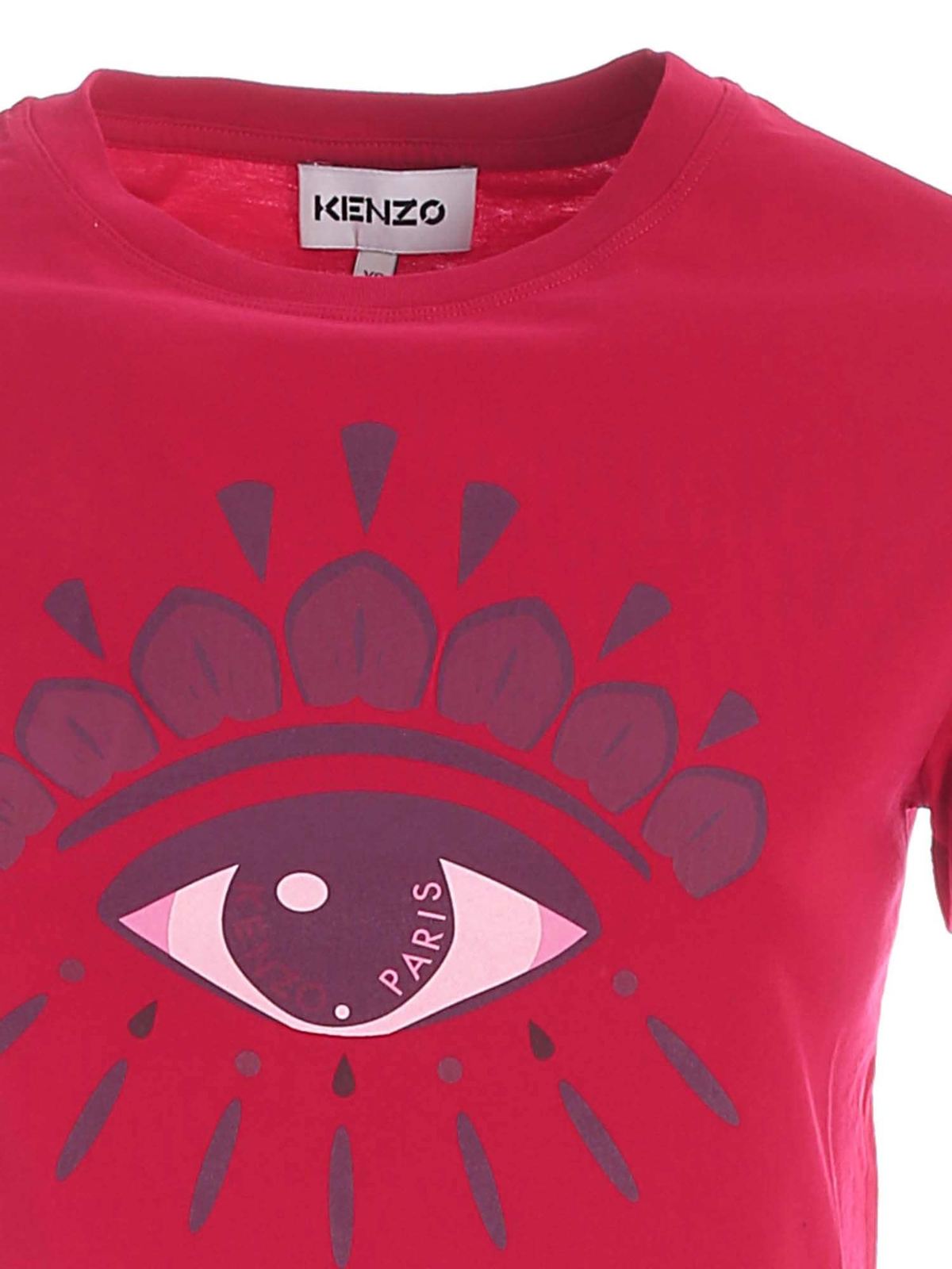 kenzo eye t shirt red