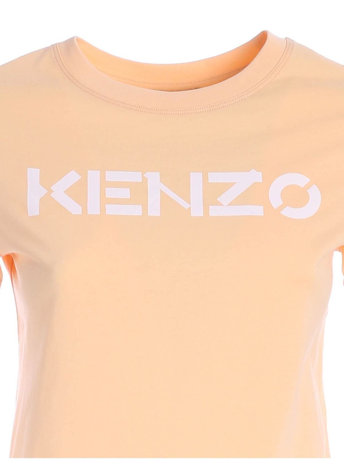 Classic Kenzo logo T-shirt in orange