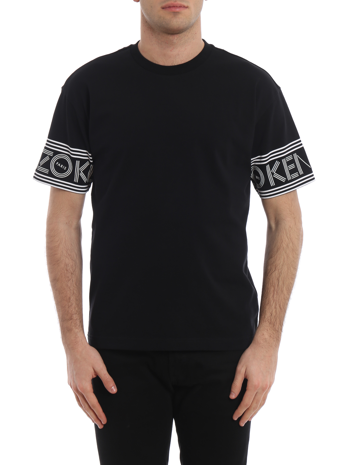 T-shirts Kenzo - Kenzo Sport black T-shirt - F005TS0434BD99 