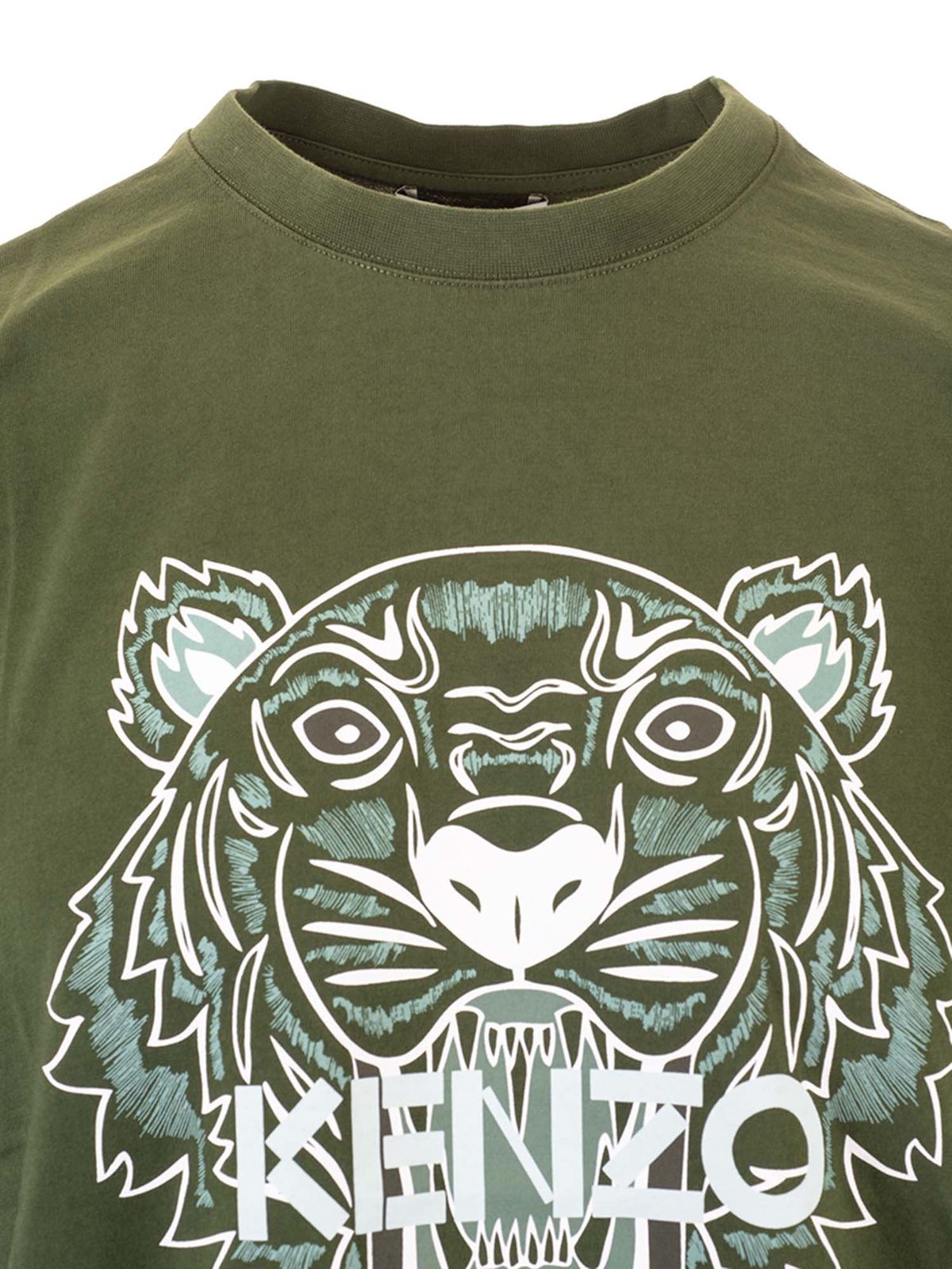 Kenzo - Tiger T-shirt in Khaki green 