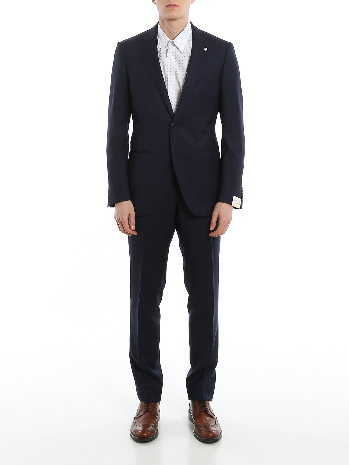 Formal suits L.B.M 1911 - Pinpoint wool suit - 319237162 | iKRIX.com