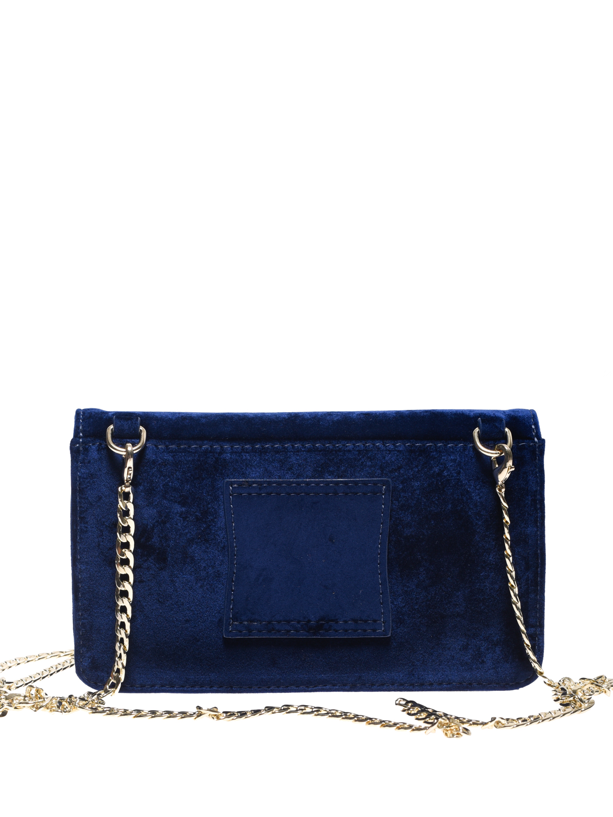 Pochette Lancaster - Clutch in velluto blu scuro - 5191004 | iKRIX.com