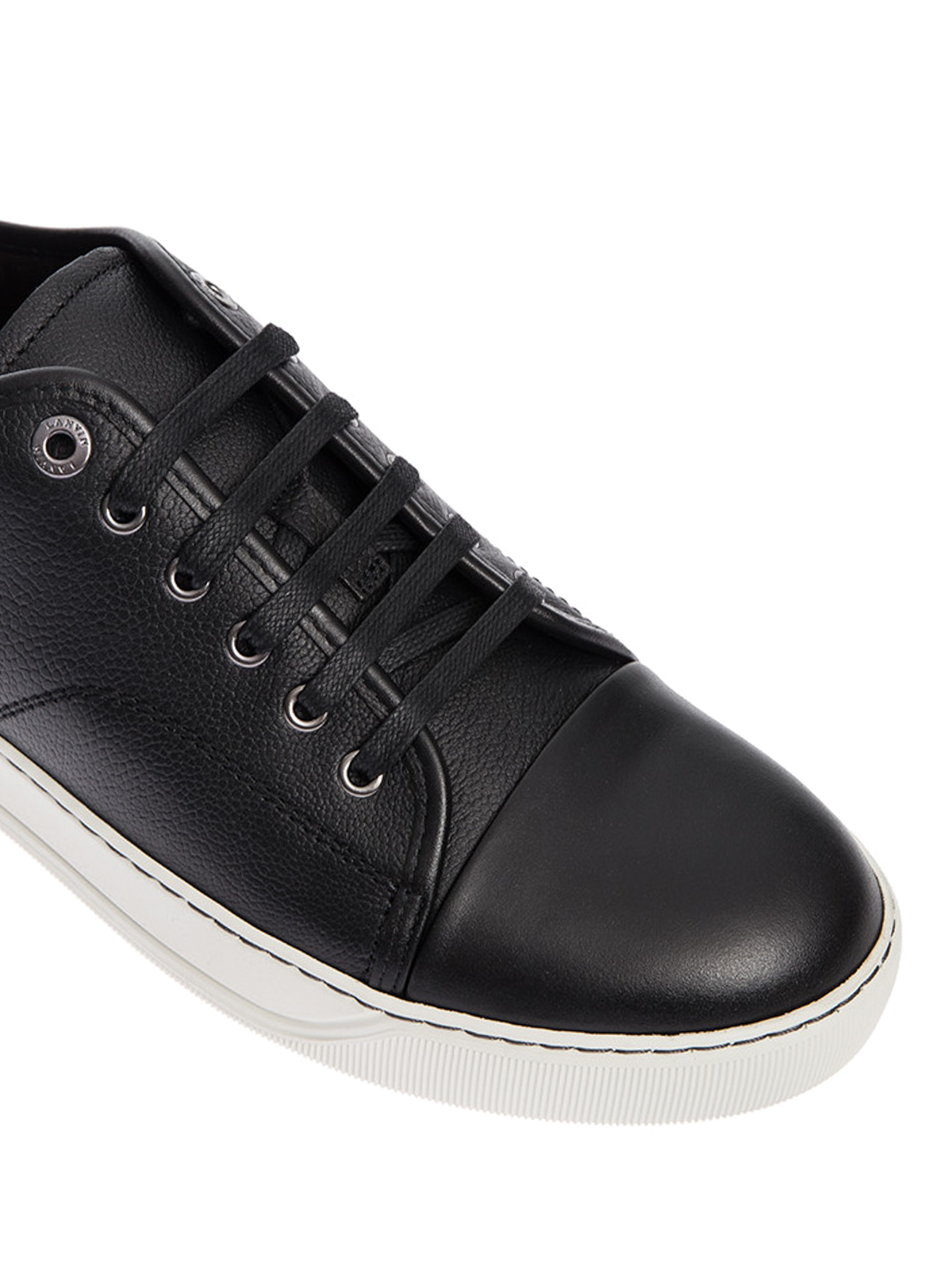 Mens Shoes Trainers Low-top trainers Lanvin Leather Mens Dbbi1 Low Top Trainers Black for Men 