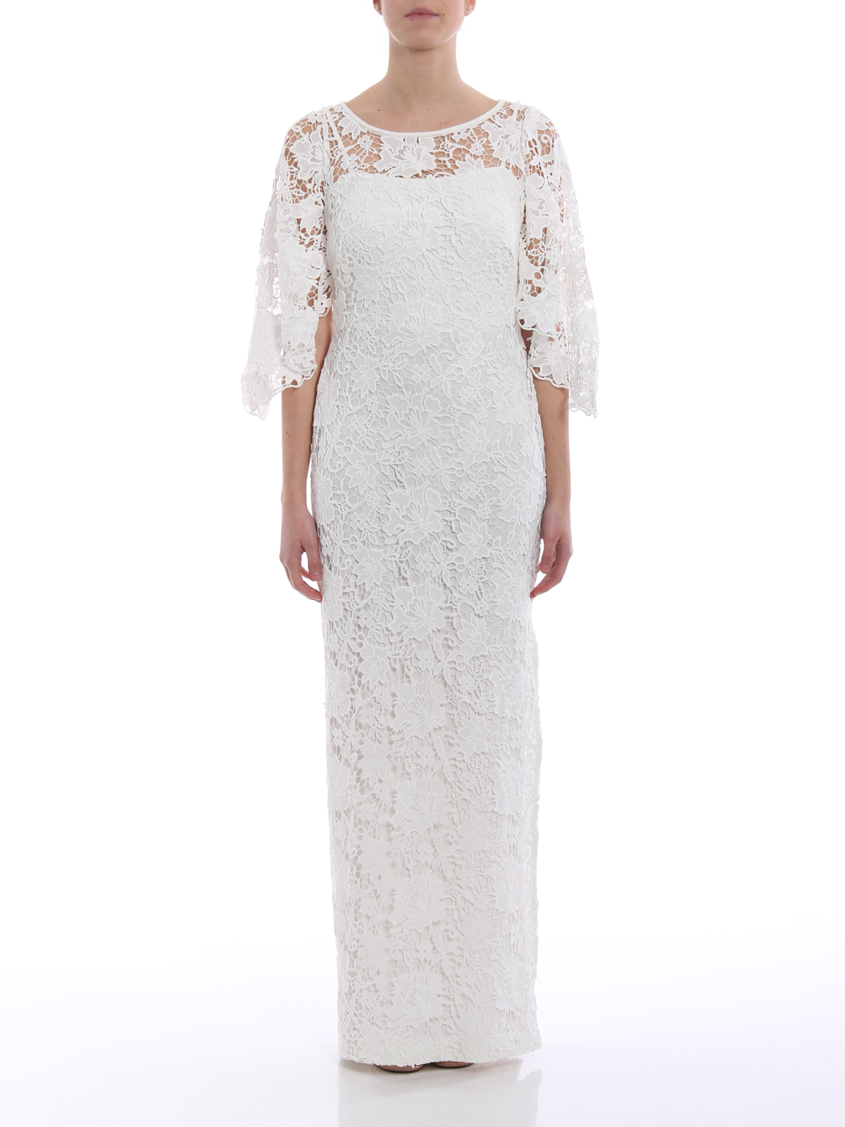ralph lauren white lace dress