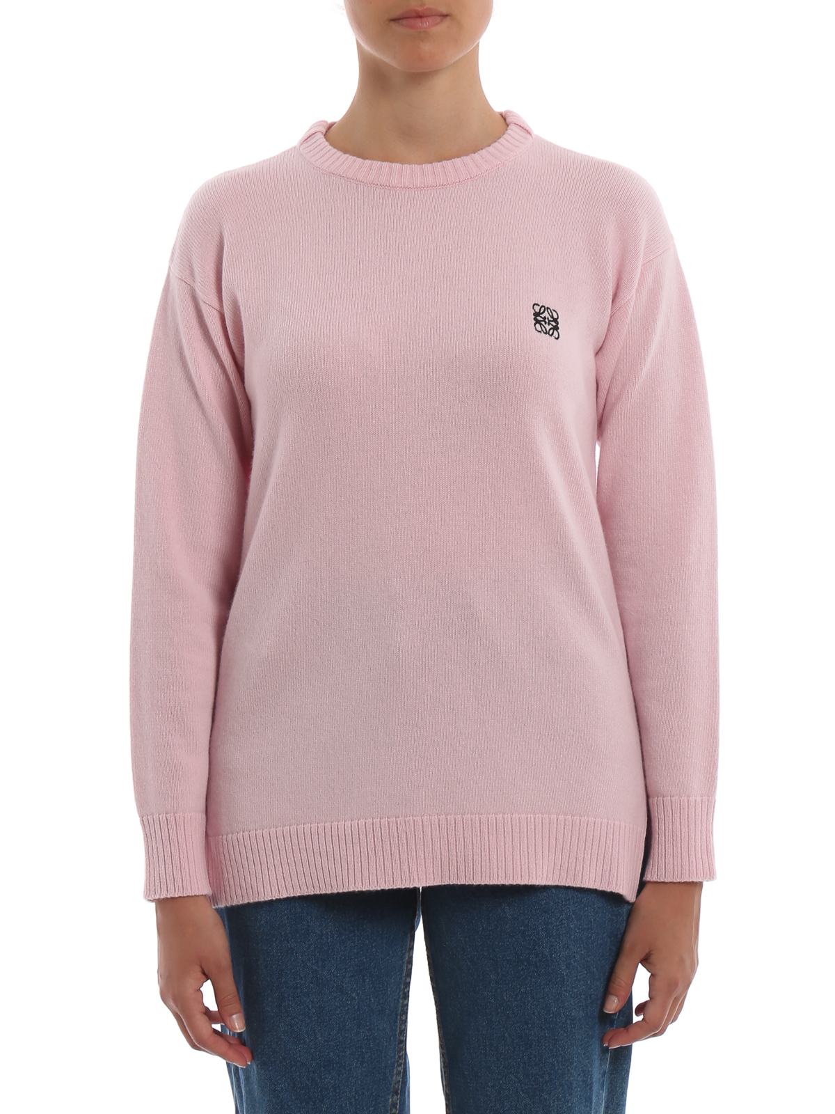 loewe pink sweater
