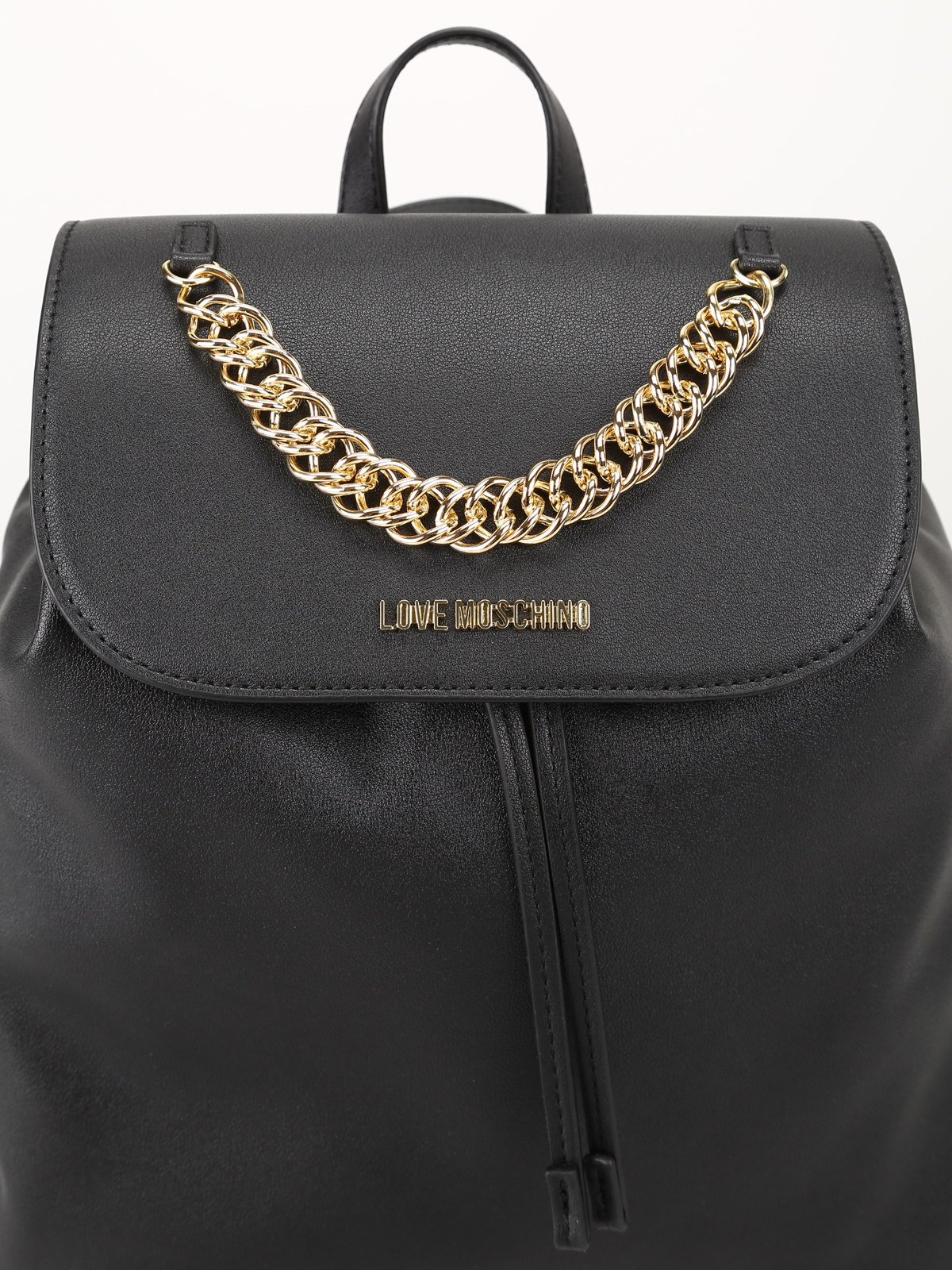 Zaini Love Moschino Zaino in ecopelle con catena decorativa