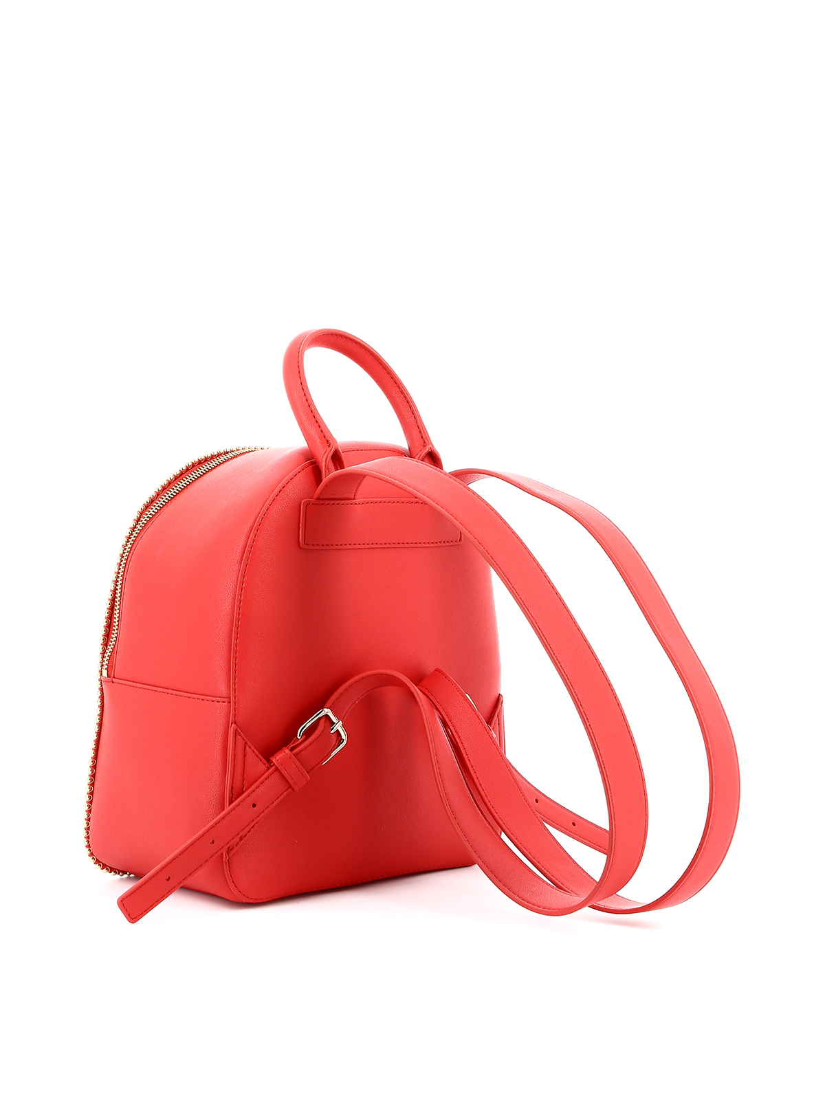 love moschino red backpack