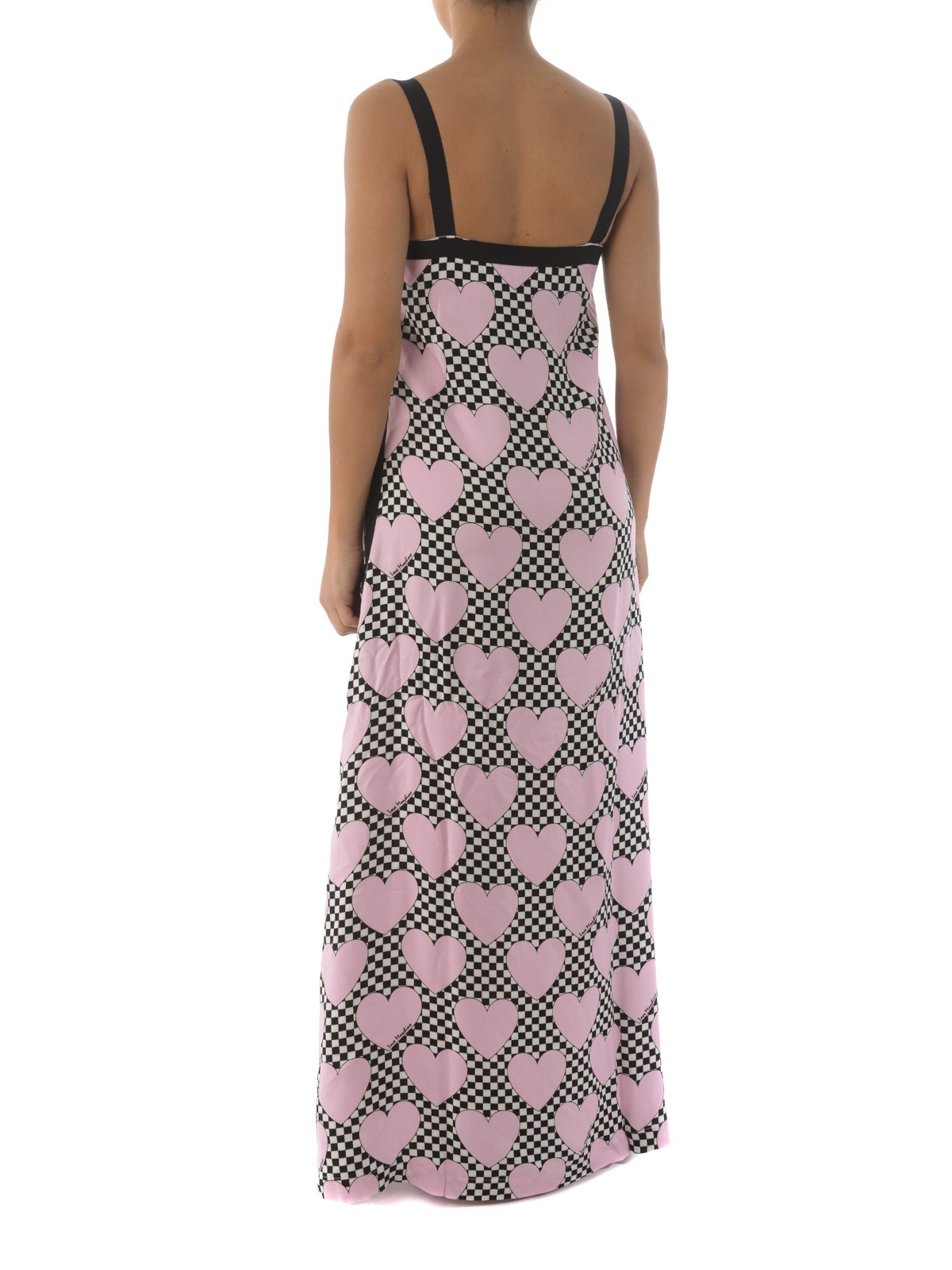 Love Moschino - Hearts print maxi dress 