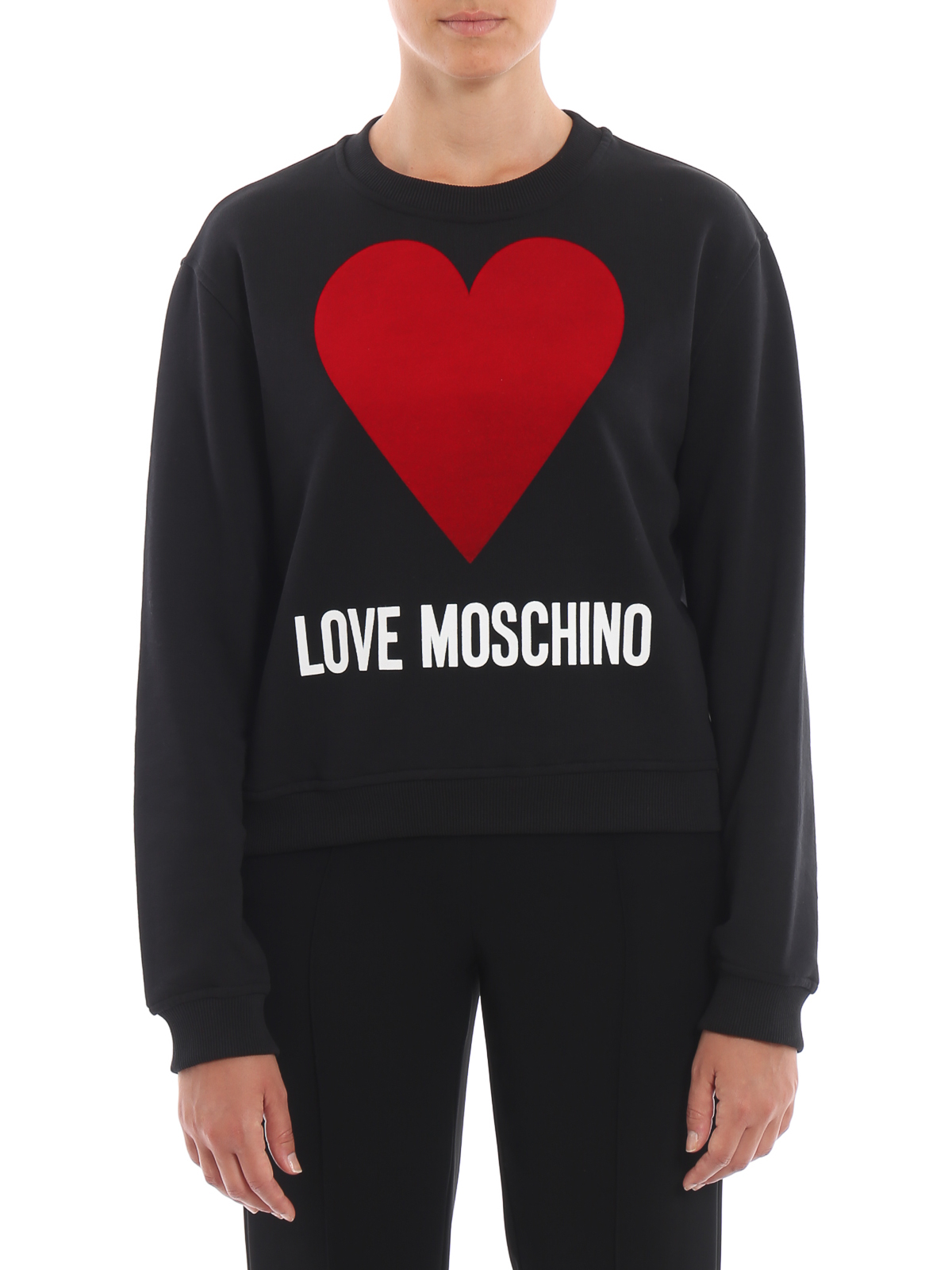 love moschino sweatshirt black