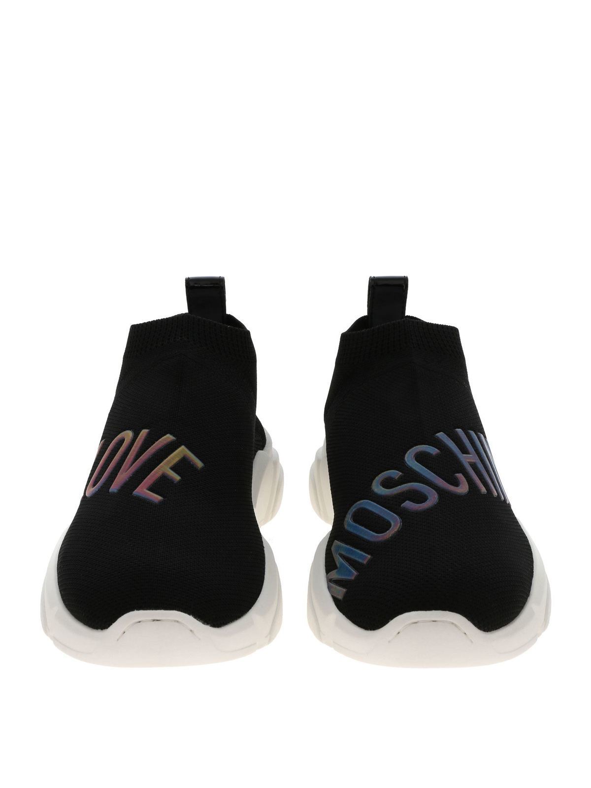 Love Moschino - Black sneakers with 