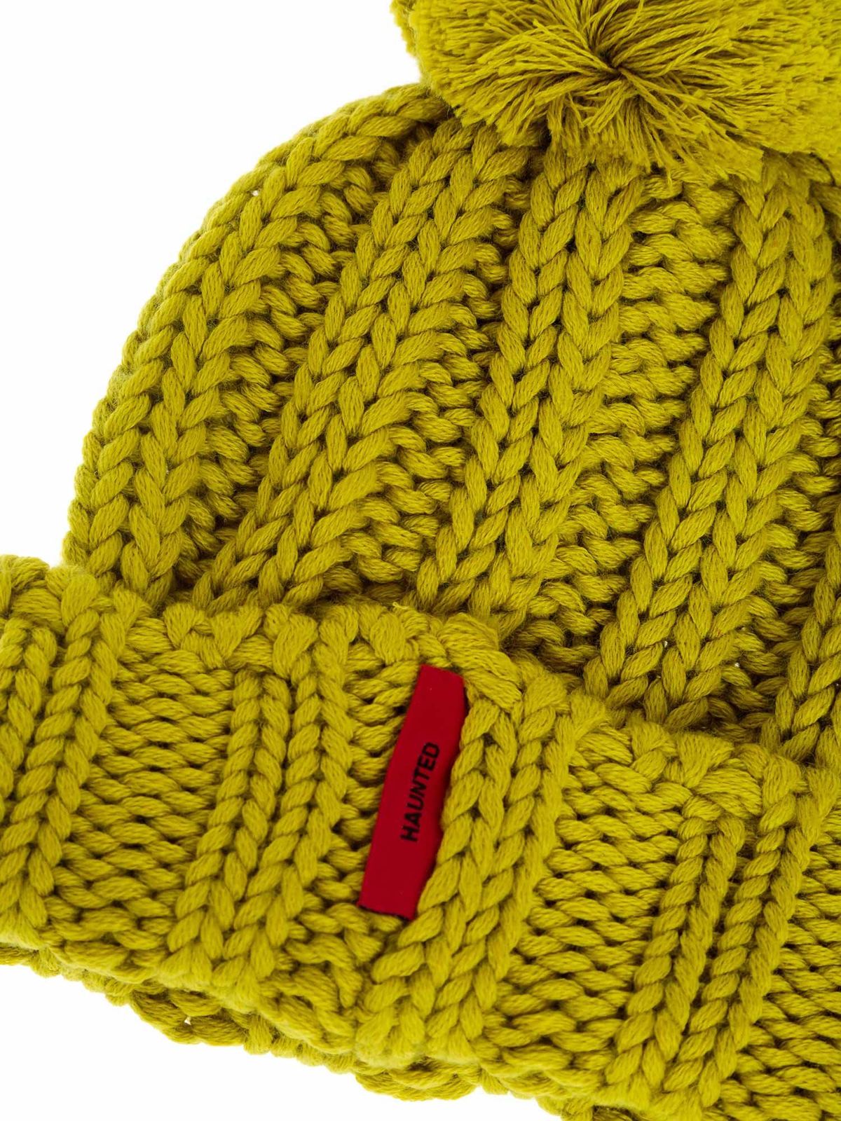 Pompoms ribbed beanie 