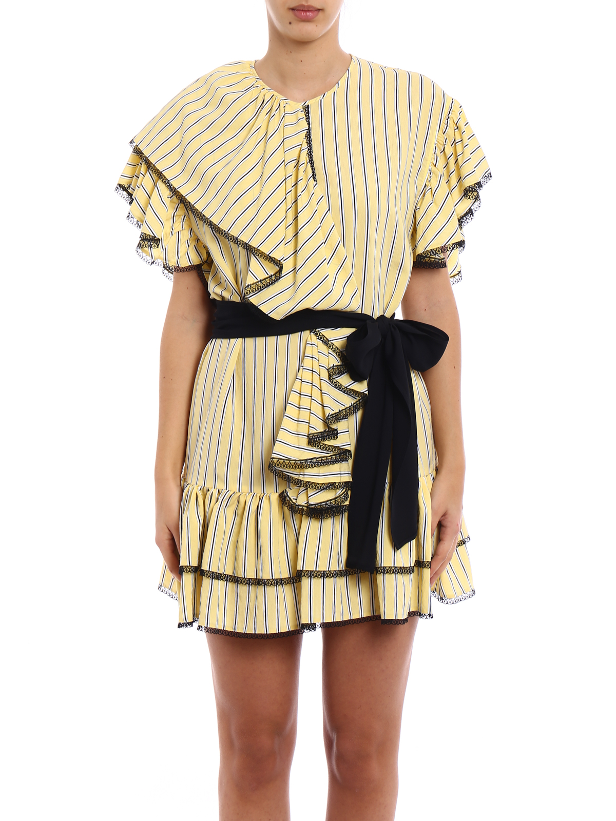 msgm striped dress