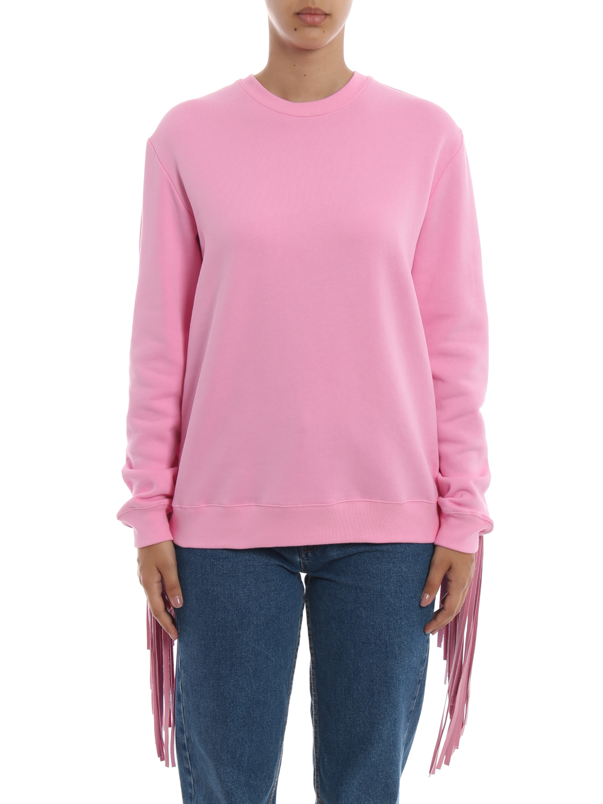 msgm fringe sweatshirt