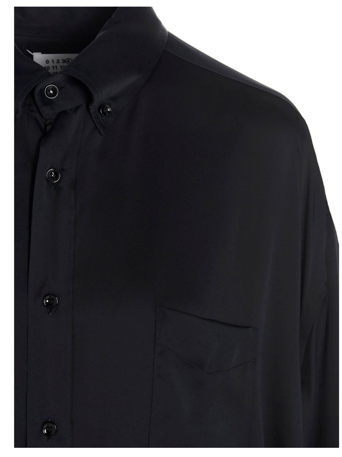 Maison Margiela - Oversized shirt in black - shirts - S51DL0352S53680900