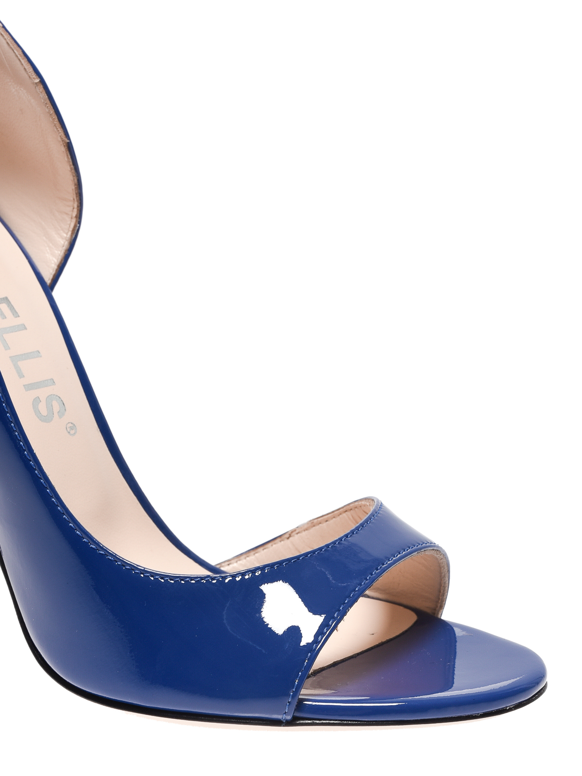 generelt pisk Korea Court shoes Marc Ellis - Blue Glass patent leather peep toe pumps -  MA3005NELETRICBLU