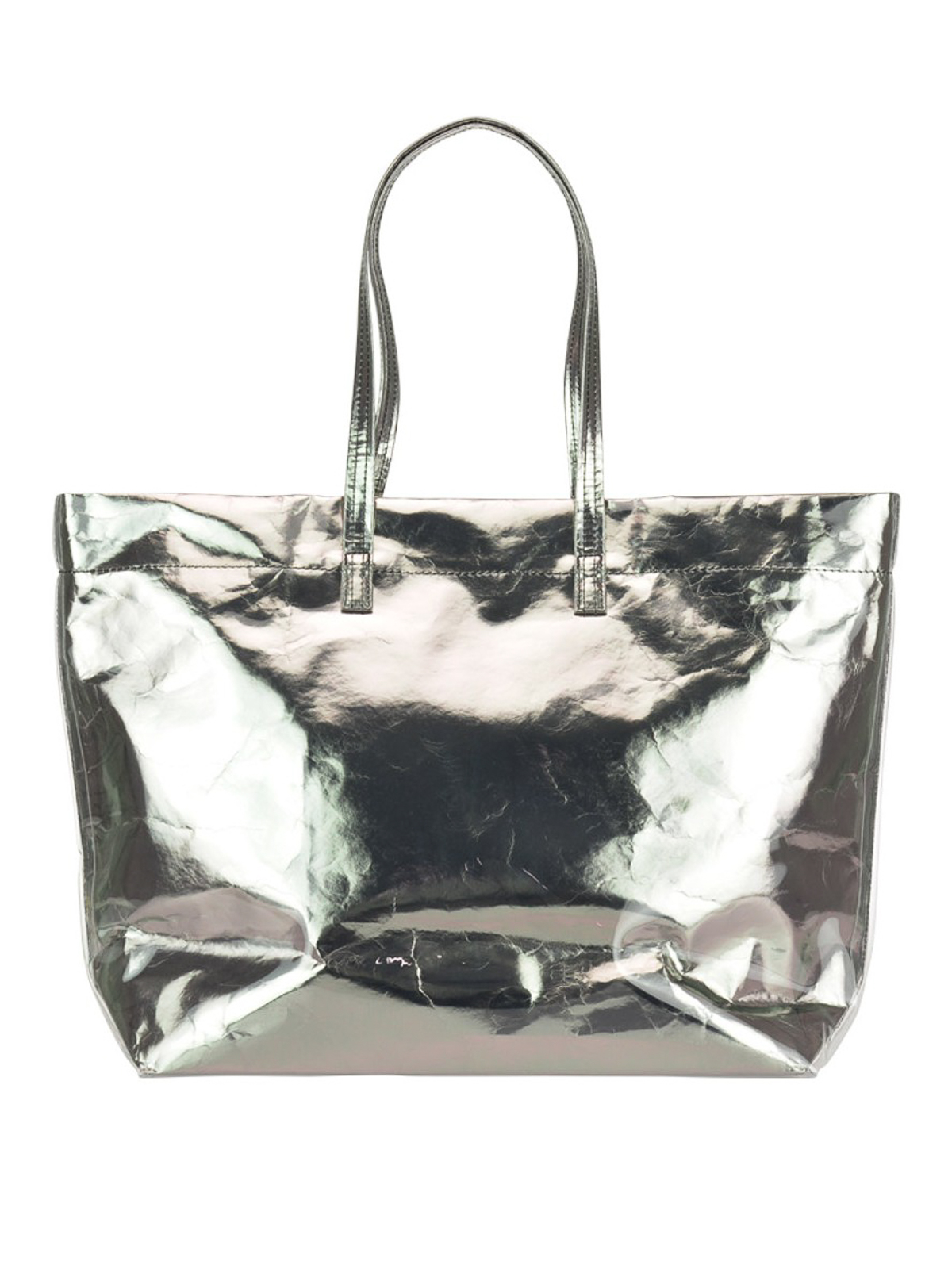 Totes bags Marc Jacobs - The Foil silver tech fabric tote bag - M0014874040