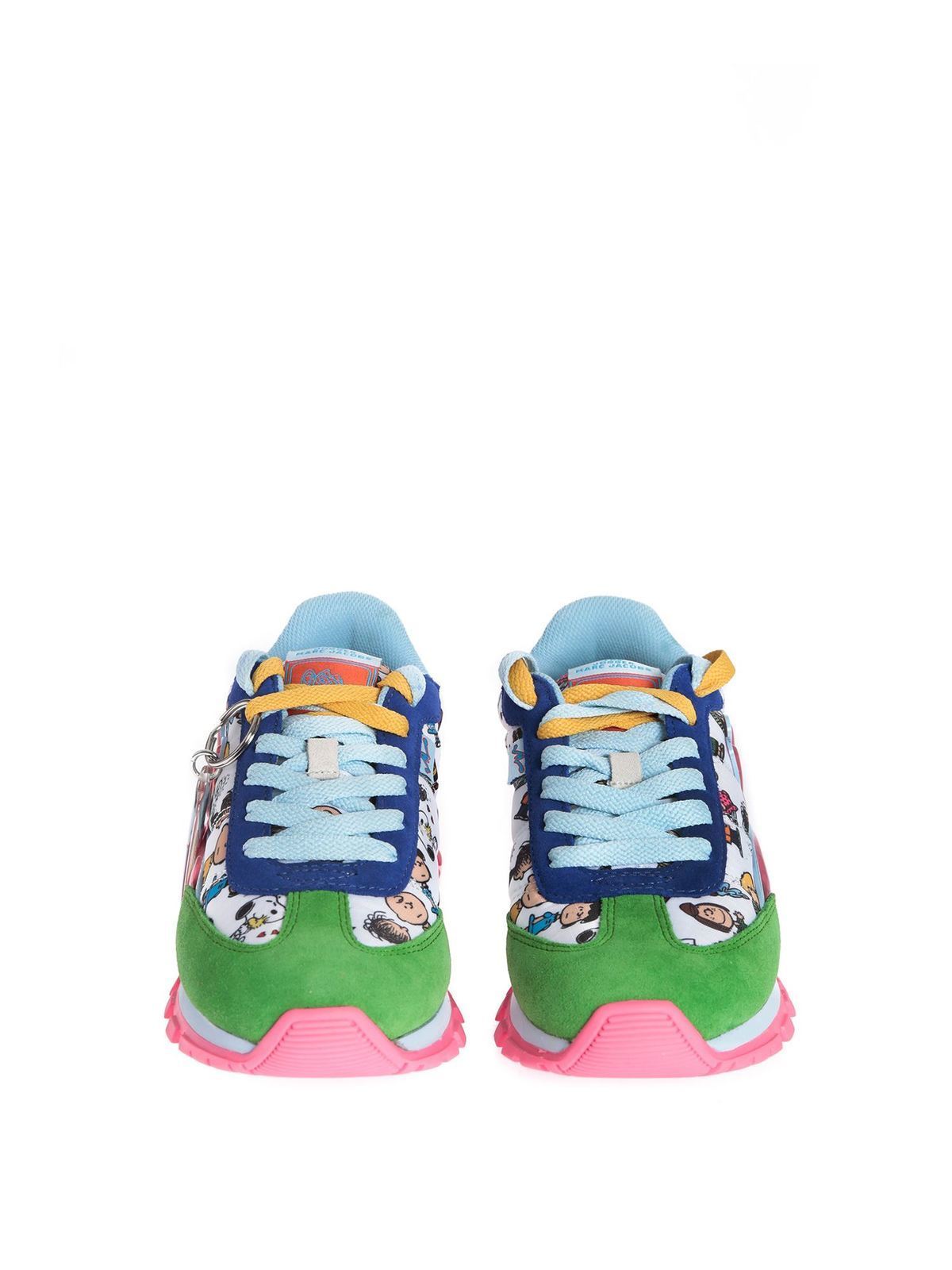 Marc Jacobs Peanuts X The Comics Jogger Sneakers in Blue