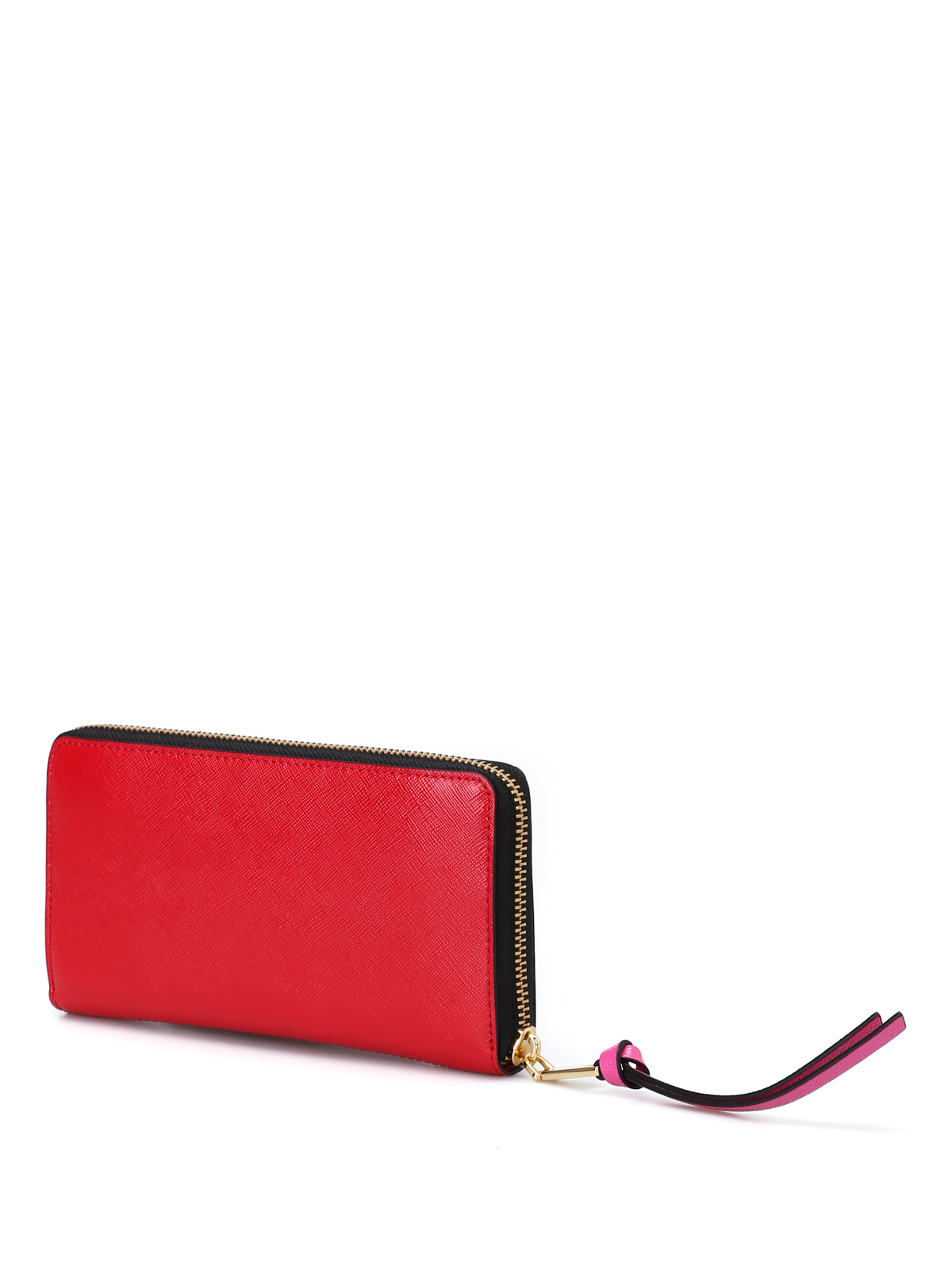 Wallets & purses - Fuchsia and saffiano wallet -