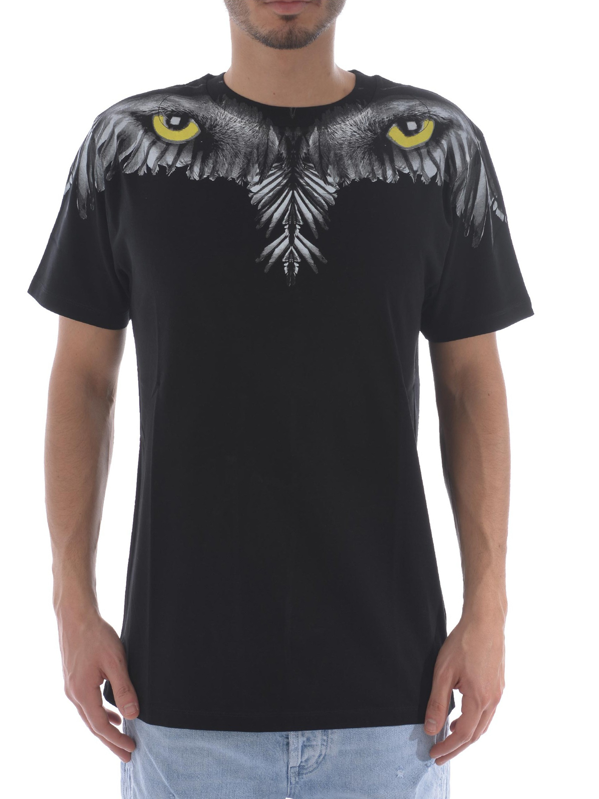 skelet lavendel Gentleman T-shirts Marcelo Burlon - Eye Wings T-shirt - CMAA018S180010051088