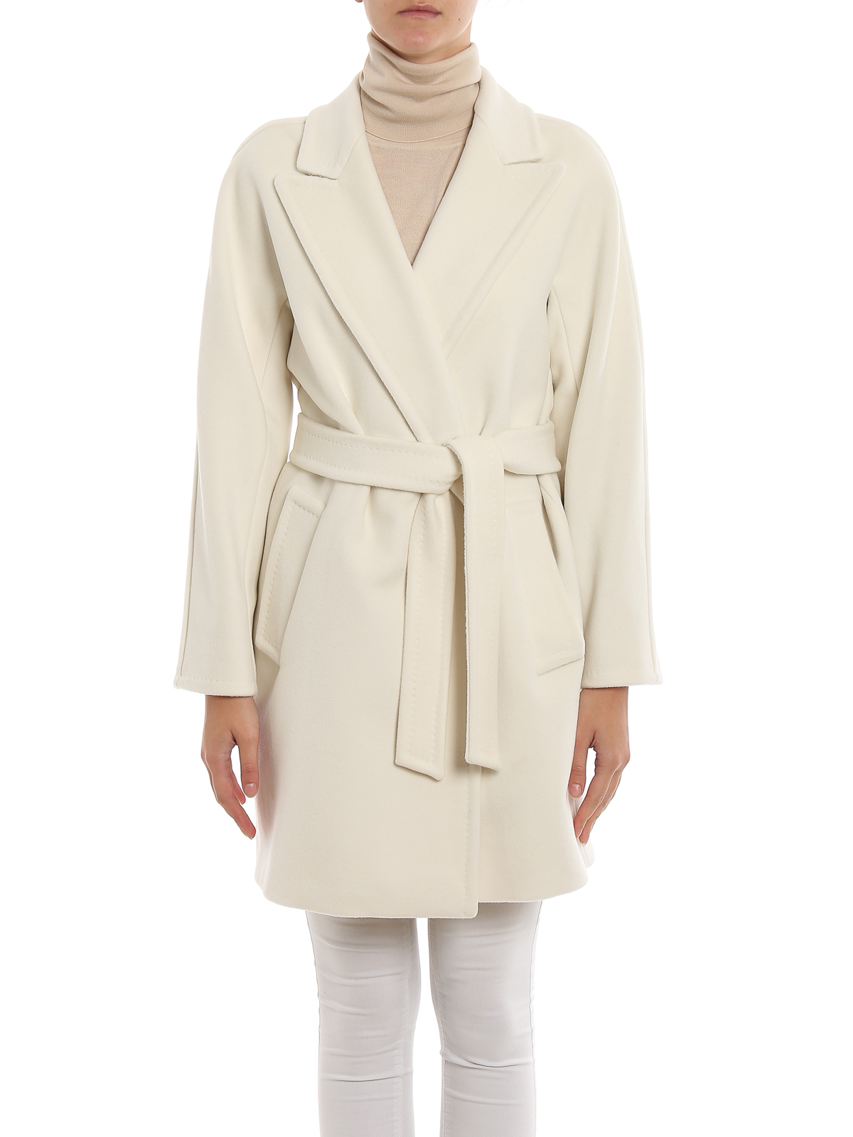 Knee length coats Max Mara - Raoul wool and cashmere coat 