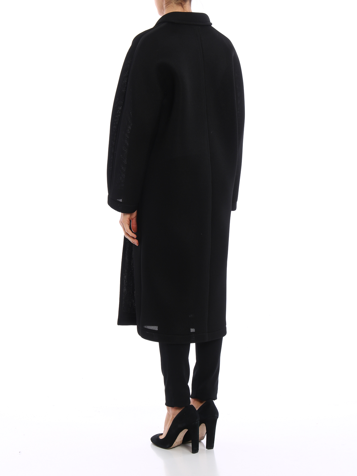Max Mara - Gilda high-tech fabric coat - long coats - 10111878000003