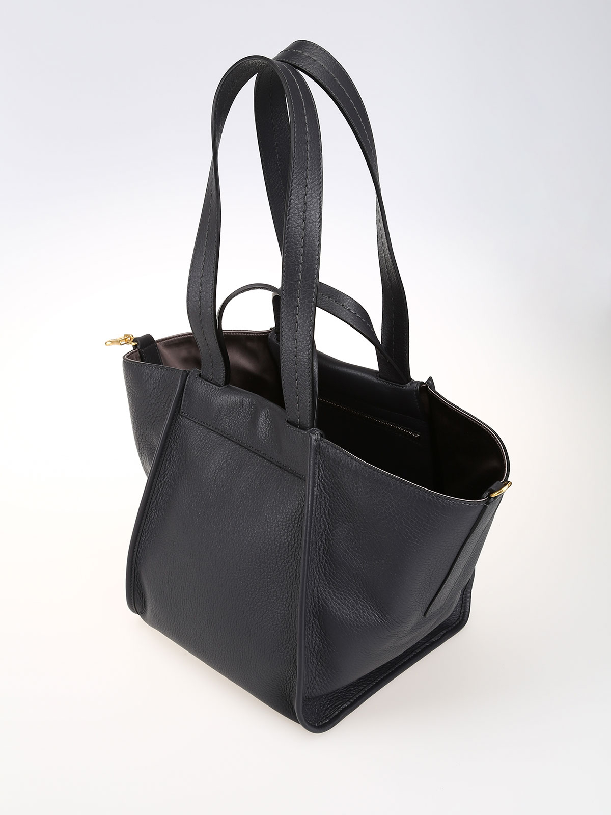 leather reversible tote