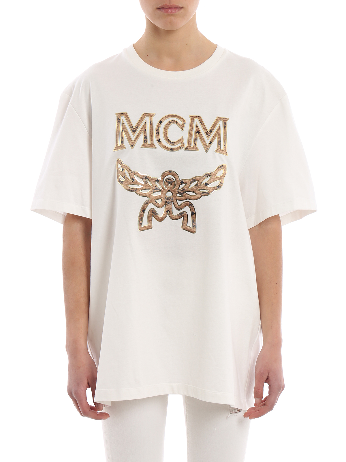 Tシャツ Mcm - Tシャツ - 白 - MHT8SMM10WI001 | iKRIX shop online