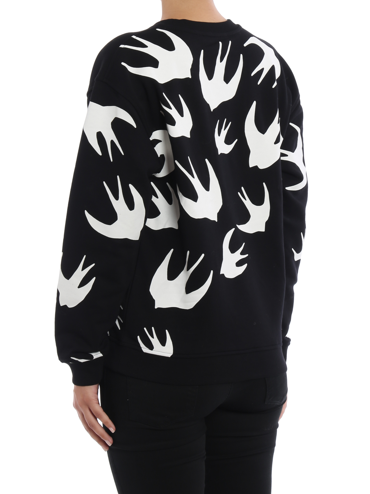 swallow print sweatshirt