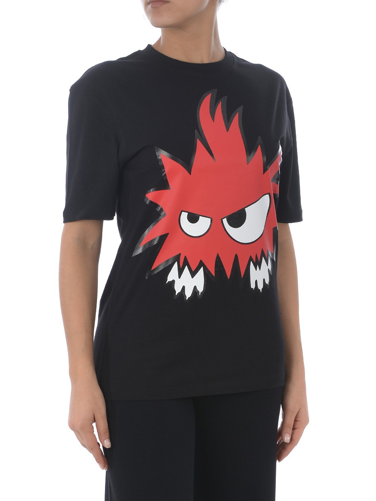 black and red mcq t shirt