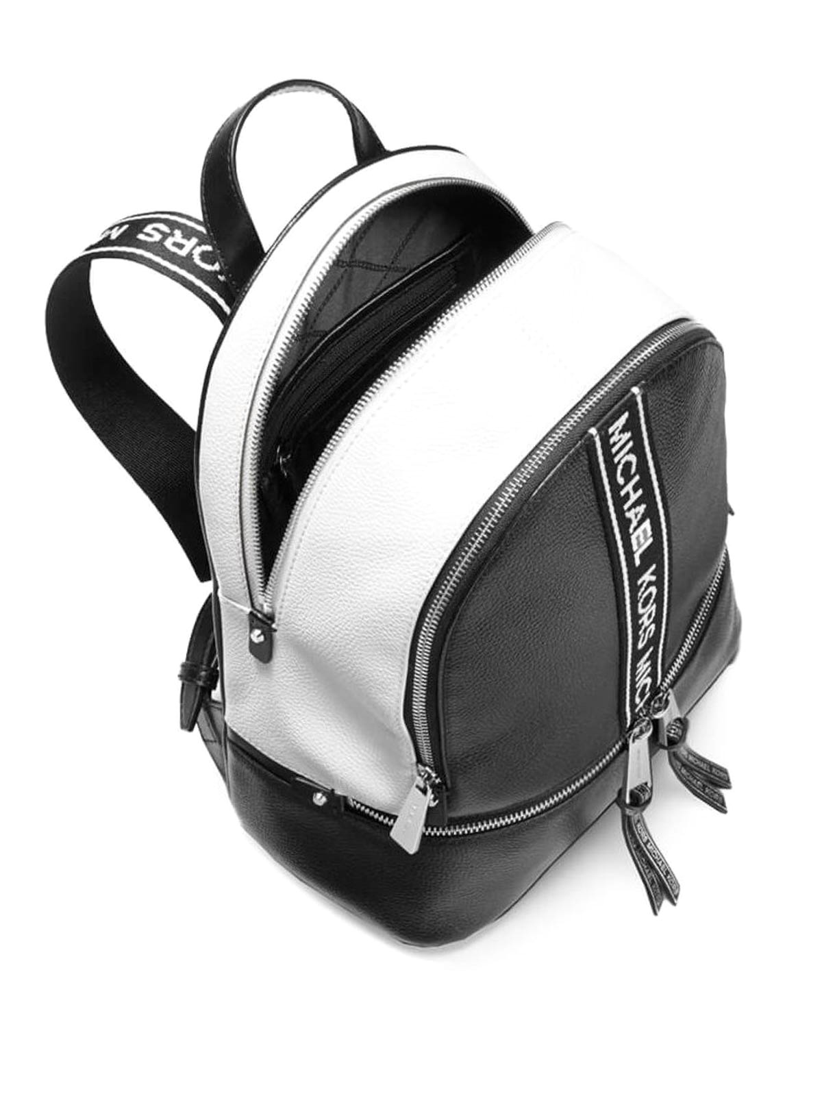 michael kors rhea white backpack