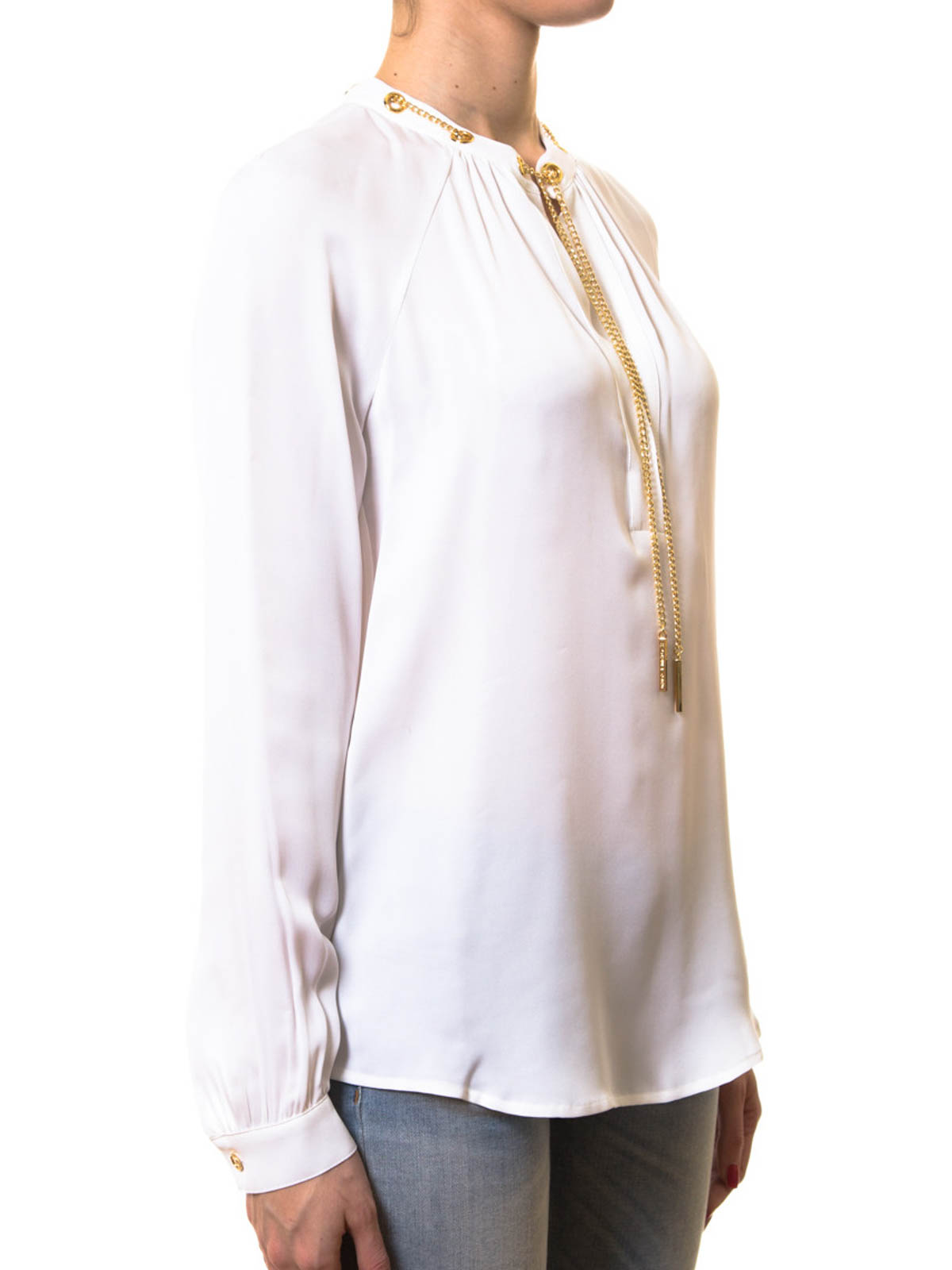 chain necklace blouse by michael kors blouses ikrix chain necklace blouse by michael kors blouses ikrix