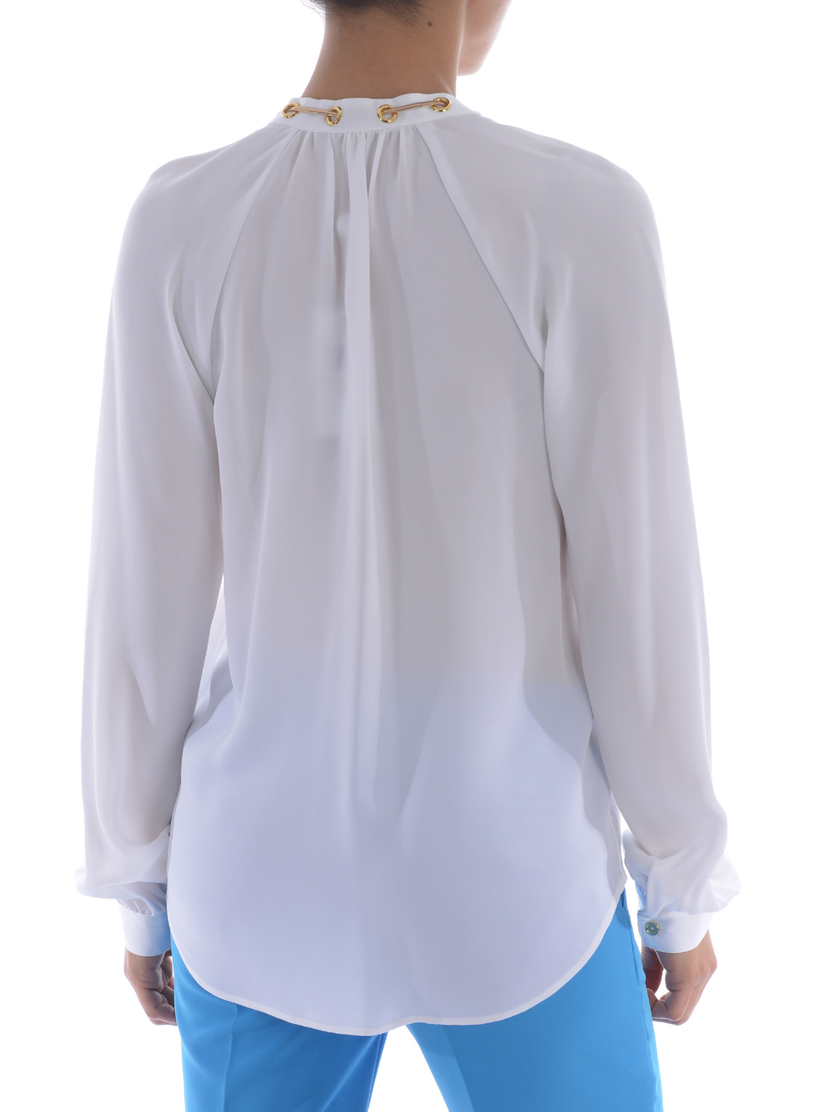 Blouses Michael Kors - Metal chain silk blouse - MS74L67VY0100 