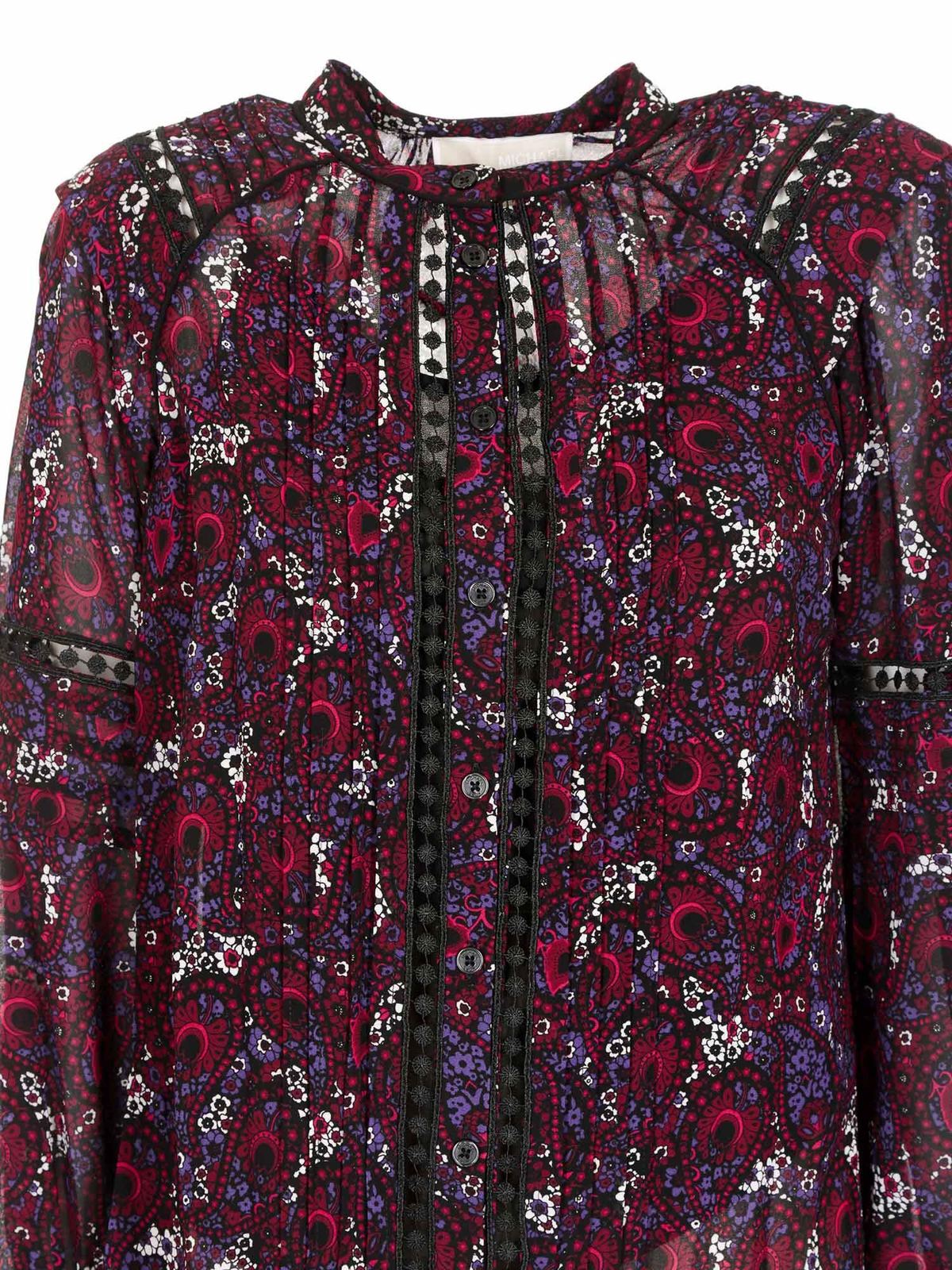 Blouses Michael Kors - Zinnia paisley azalea blouse - MF04M56FFSAZALEA