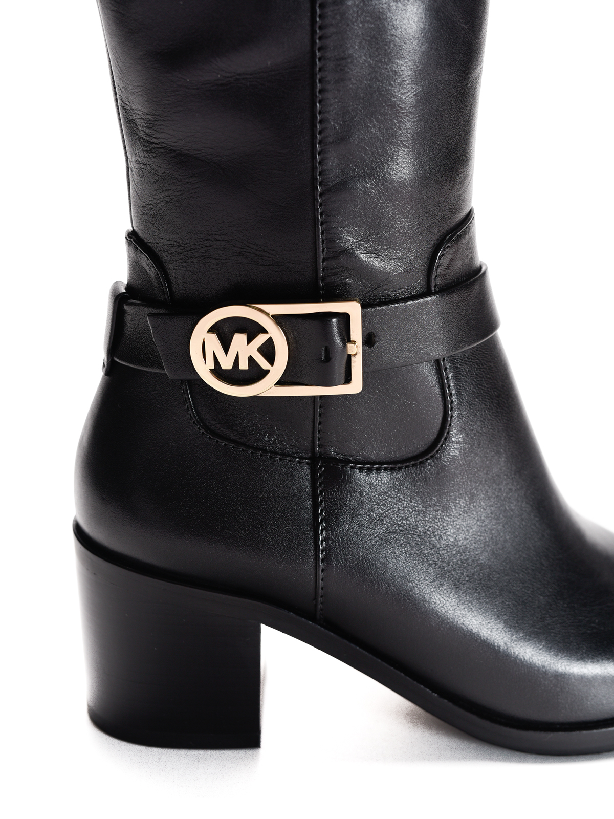 Michael Kors - Bryce leather boots with 